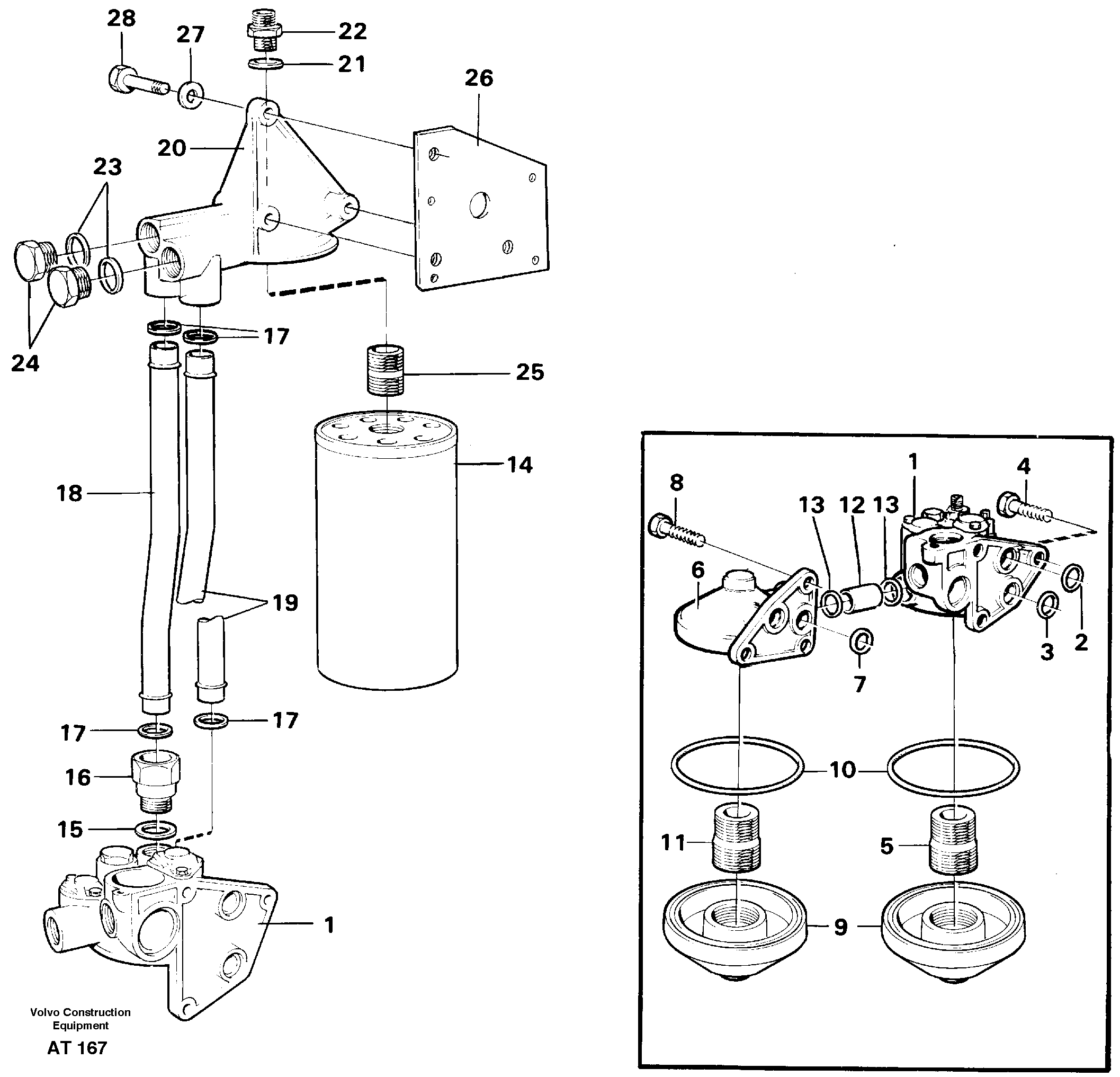 Oil filter — volvo parts diagram