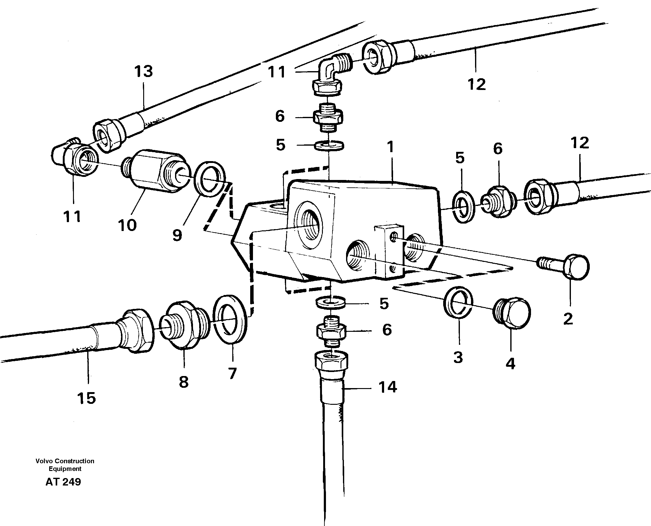 Shift valve, assembly — volvo parts diagram
