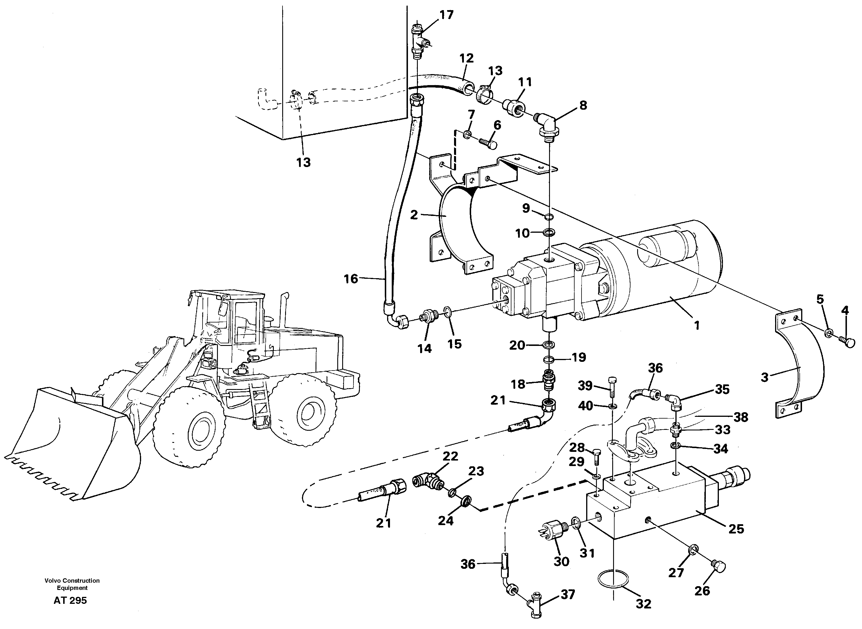 Secondary steering system.  91918. — volvo parts diagram