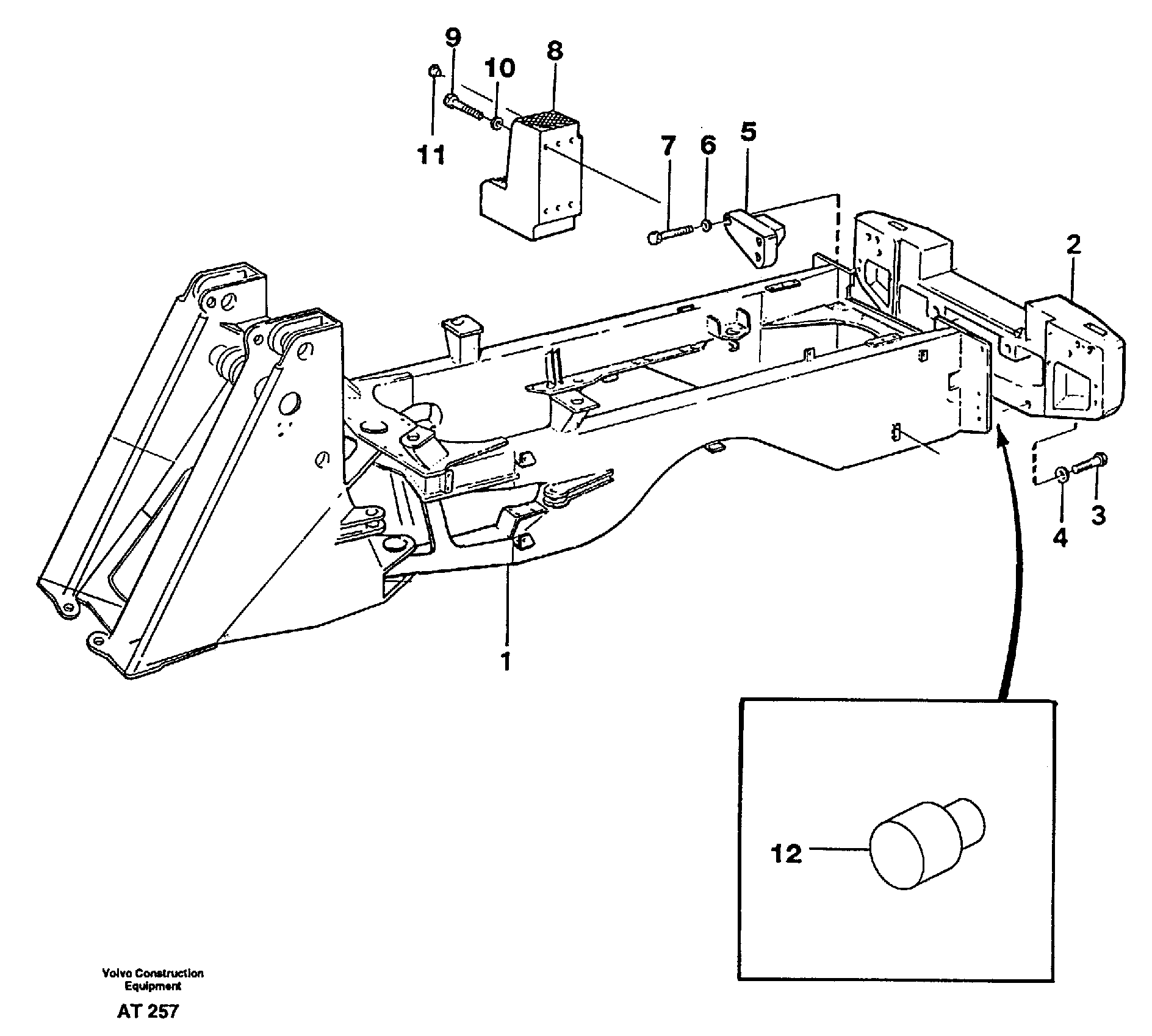 Counterweight — volvo parts diagram