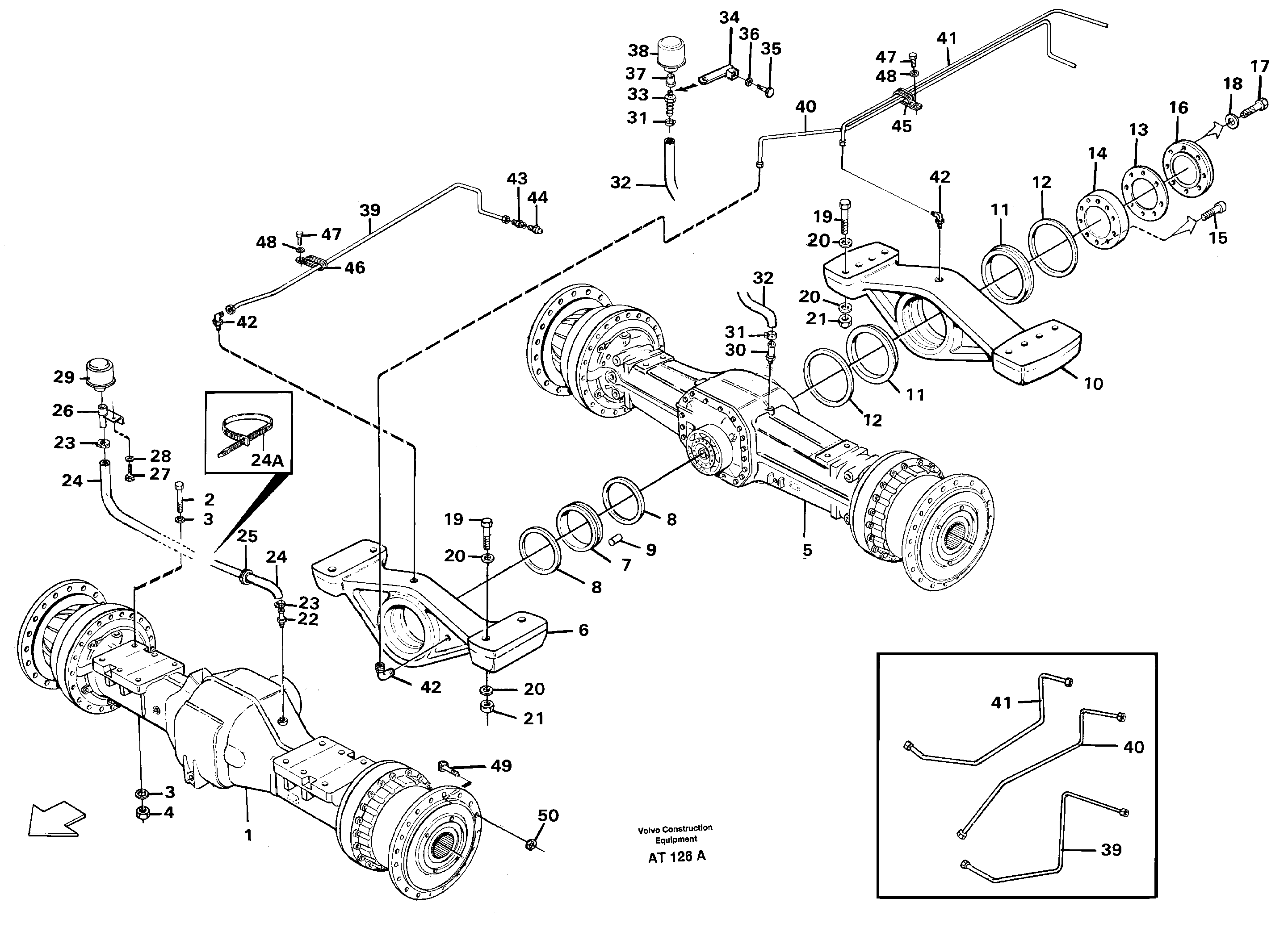 Cylinder head  AWB 30 — volvo parts diagram