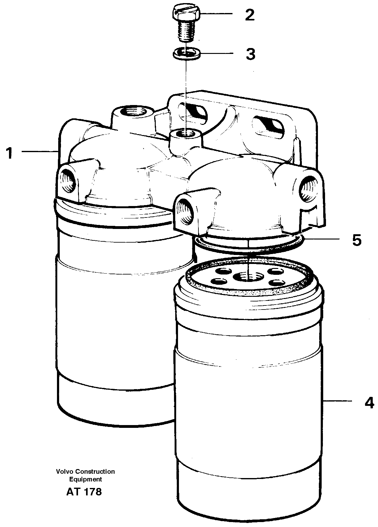 Fuel filter — volvo parts diagram