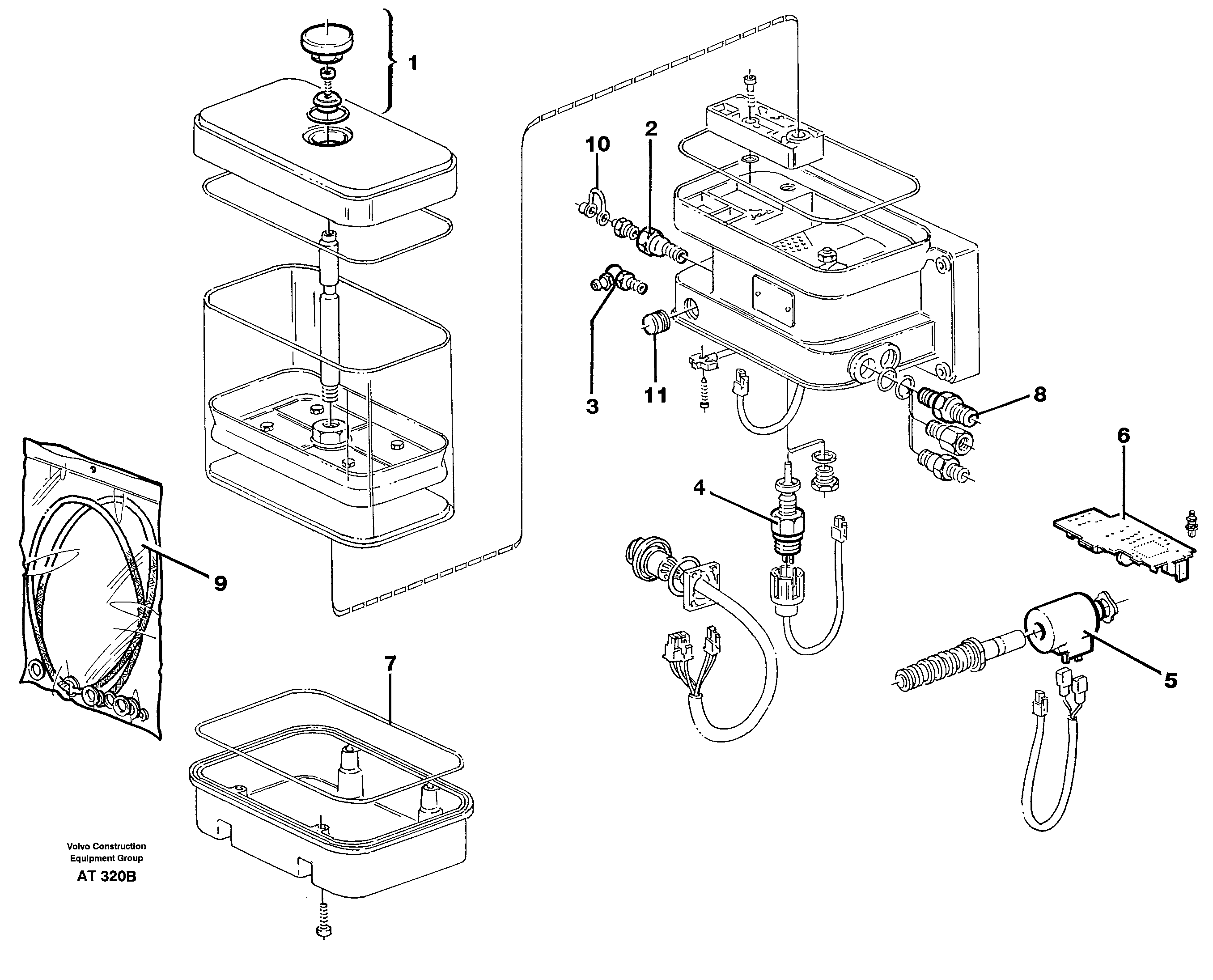 Pump 94809 — volvo parts diagram