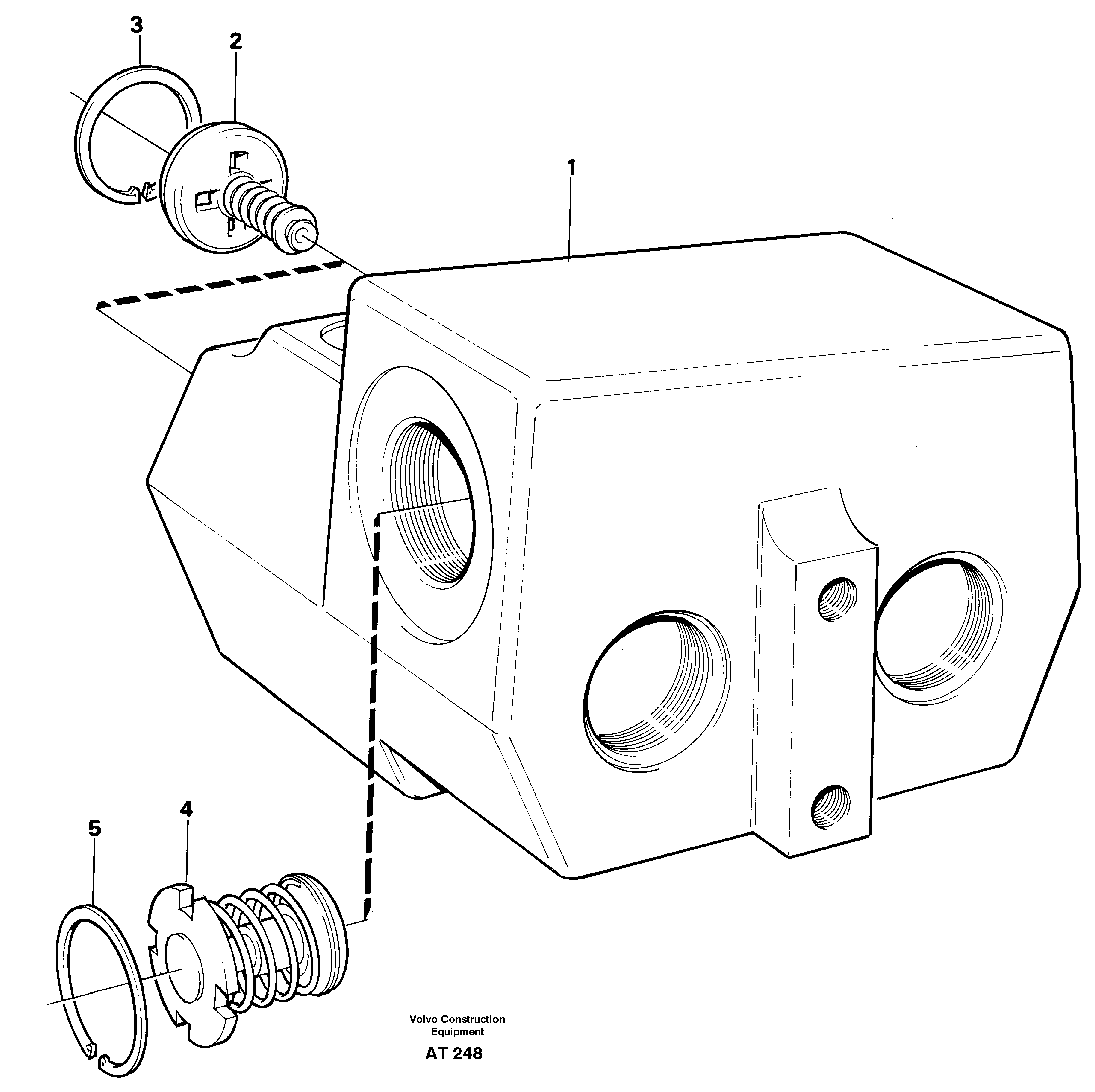Shift valve — volvo parts diagram