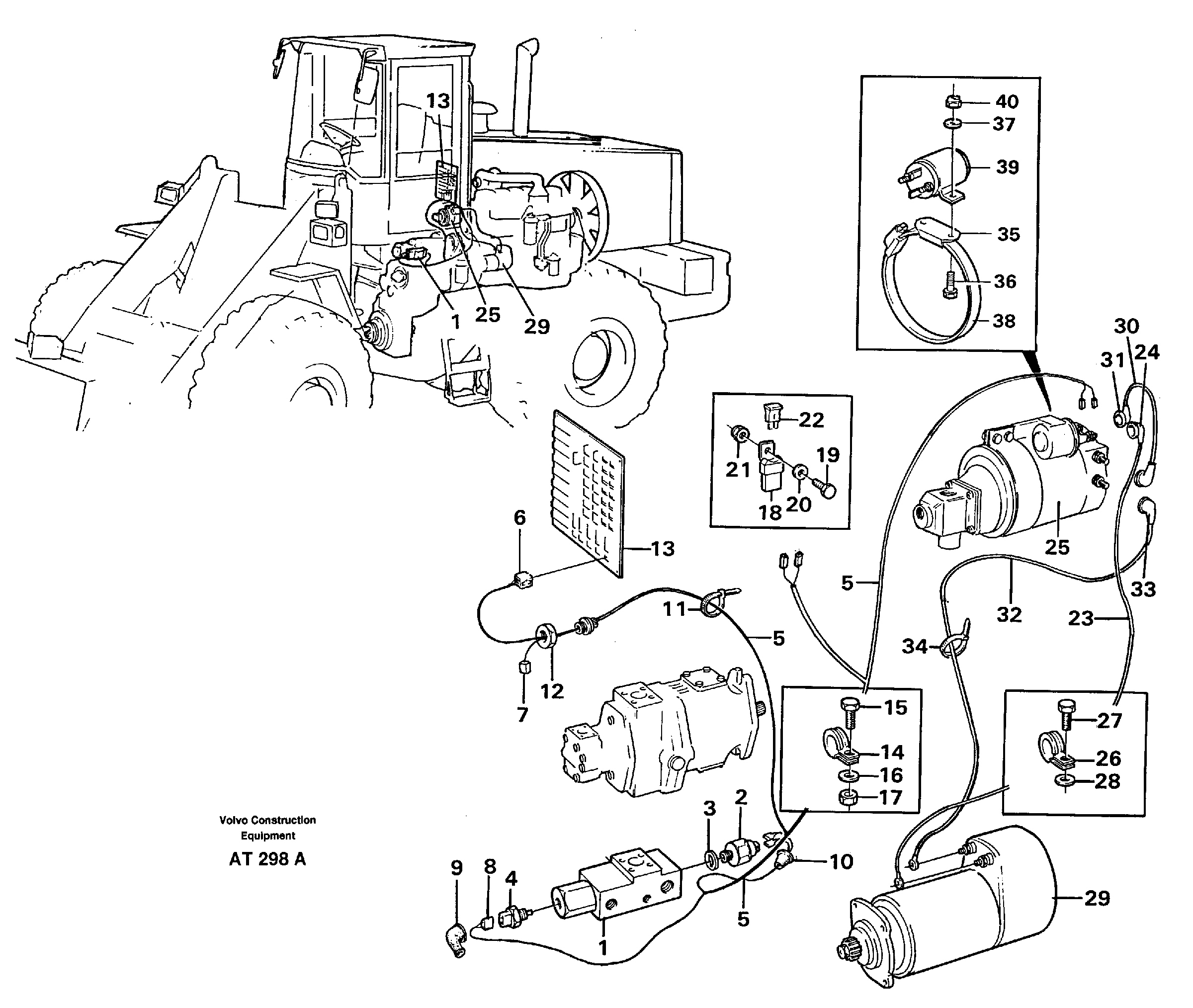Electrical system: Secondary steering system 91918. 93632 — volvo parts diagram