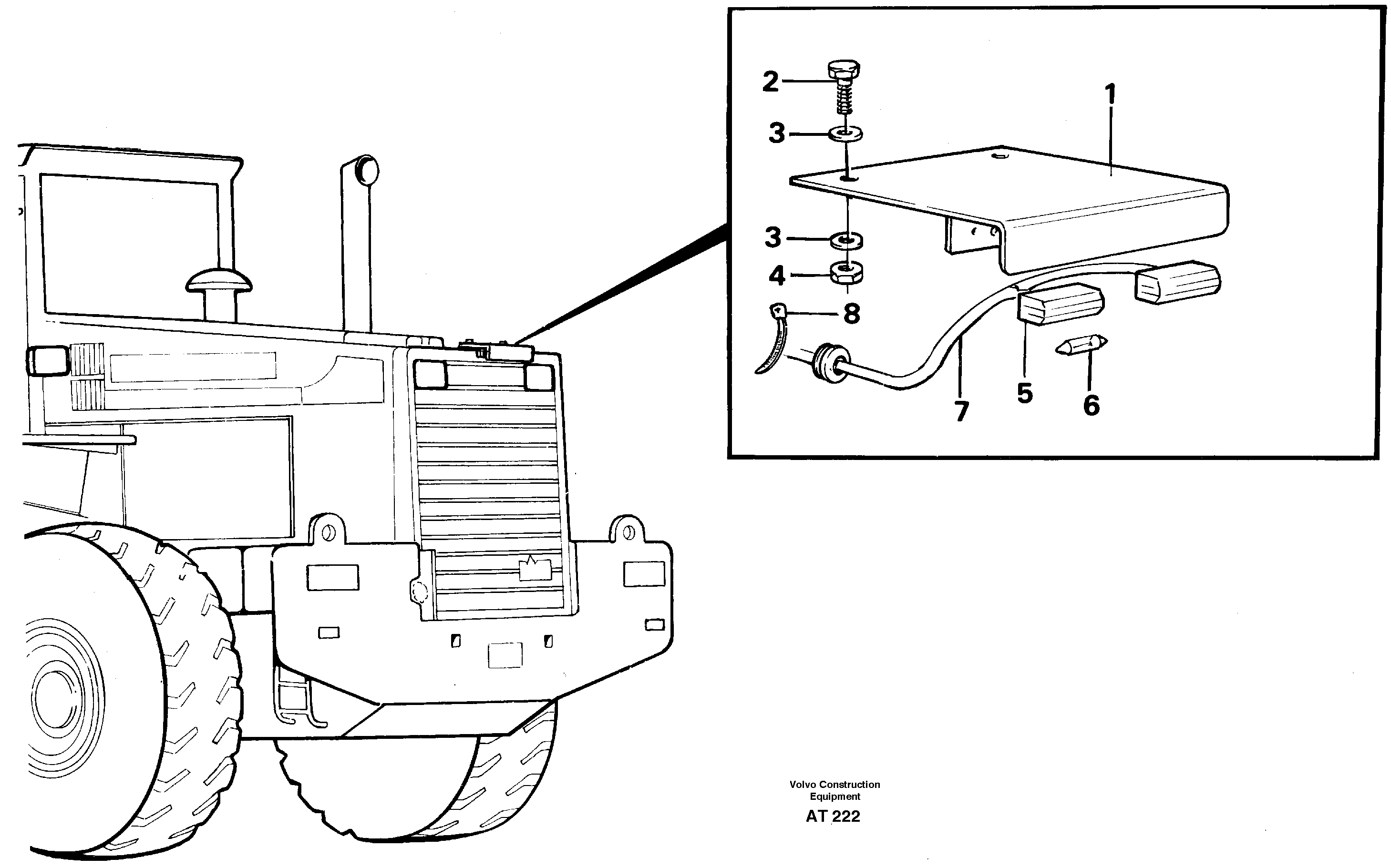 Sign plate. 91993 — volvo parts diagram