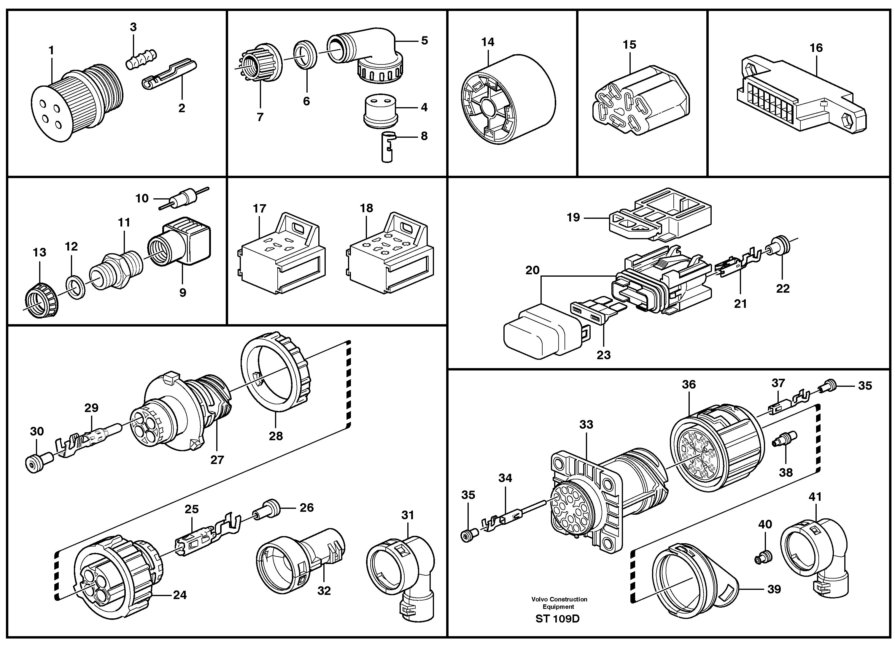 Connectors — volvo parts diagram