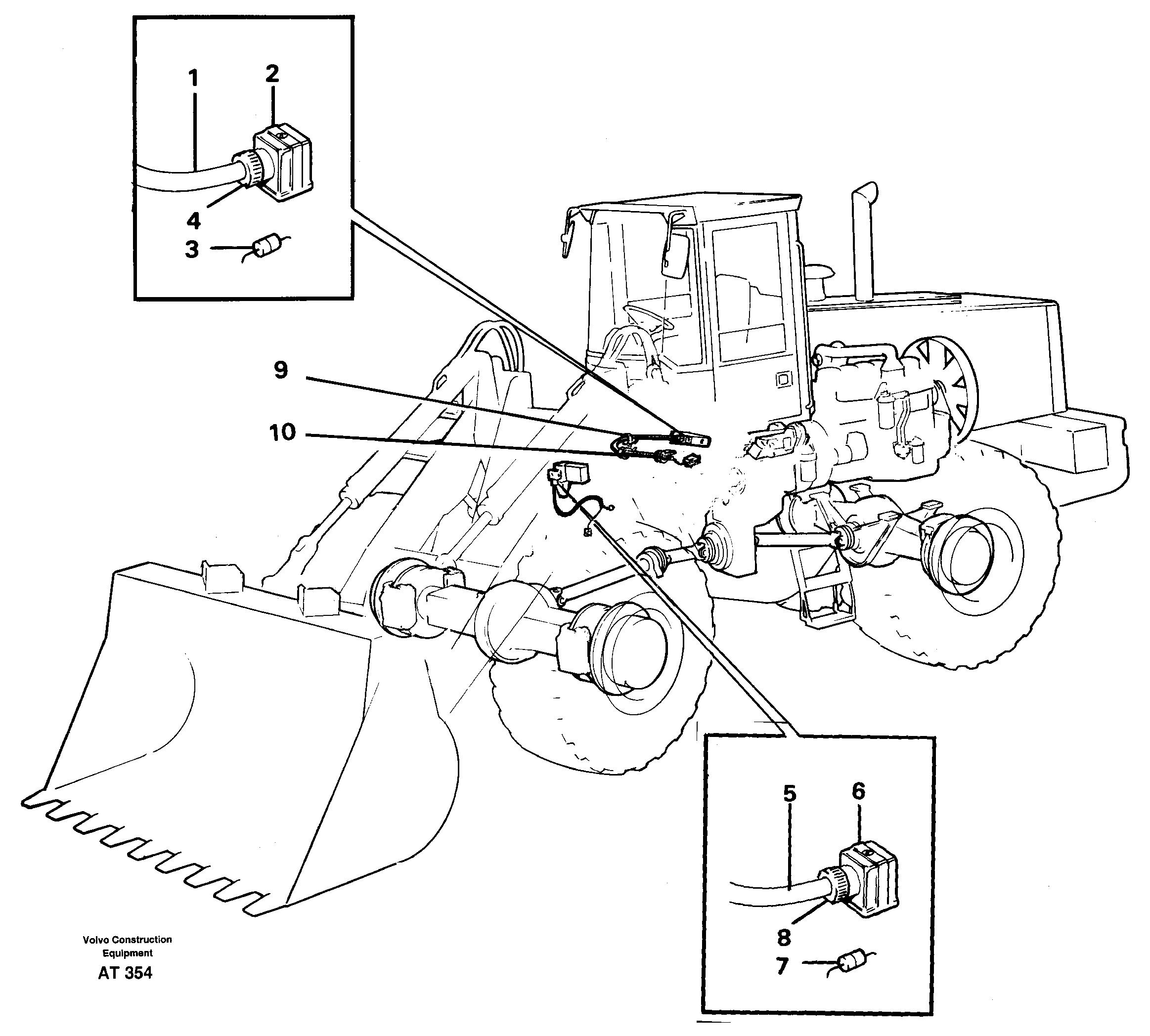 Attachment locking.  92445, 92773, 92970, 93558, 93798, 94536 — volvo parts diagram