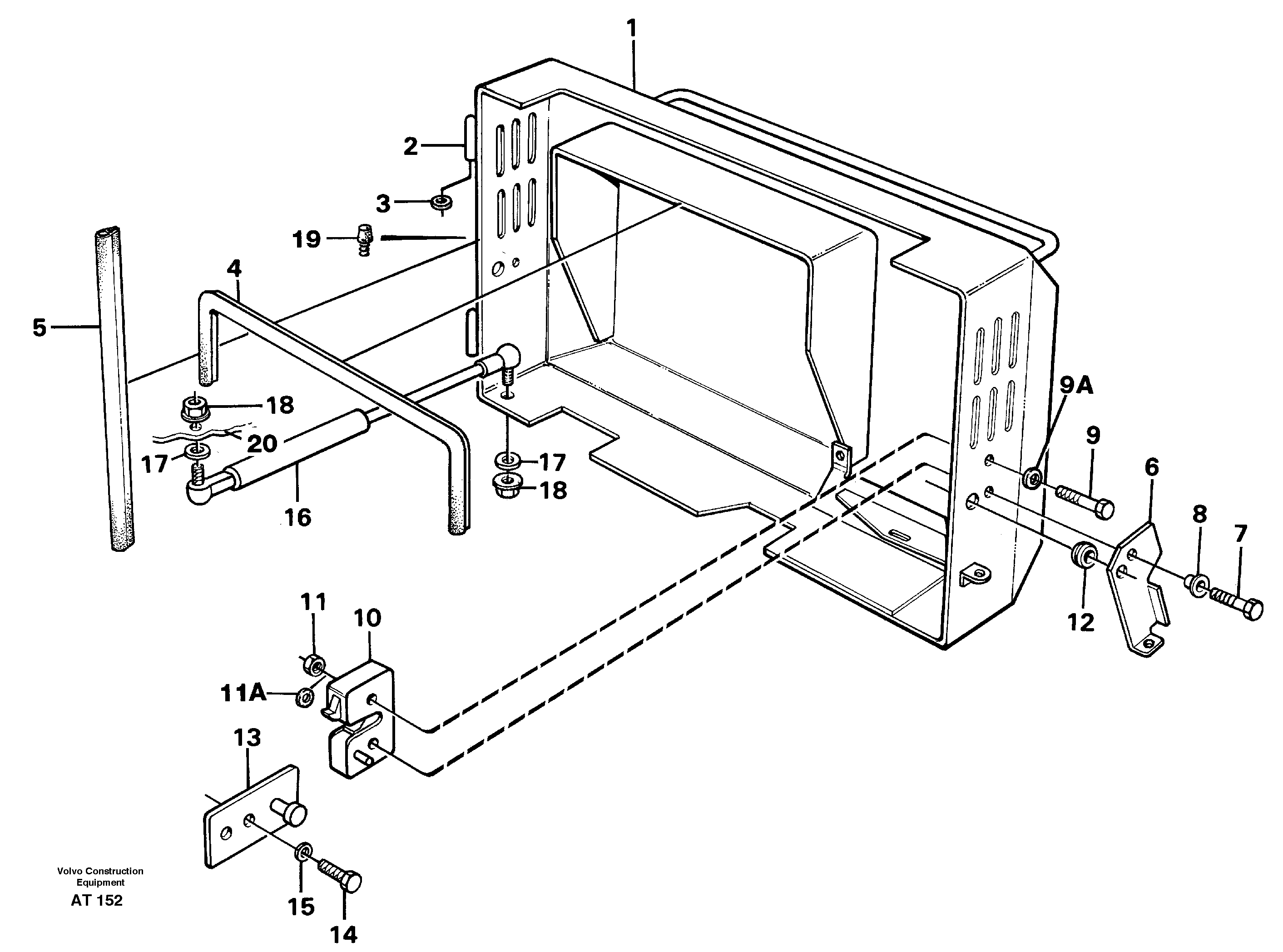 Filter cover — volvo parts diagram