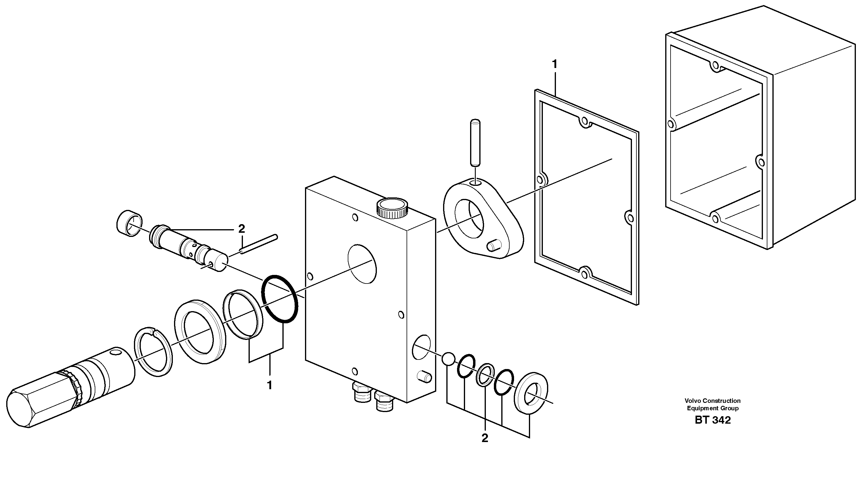 Hand pump — volvo parts diagram