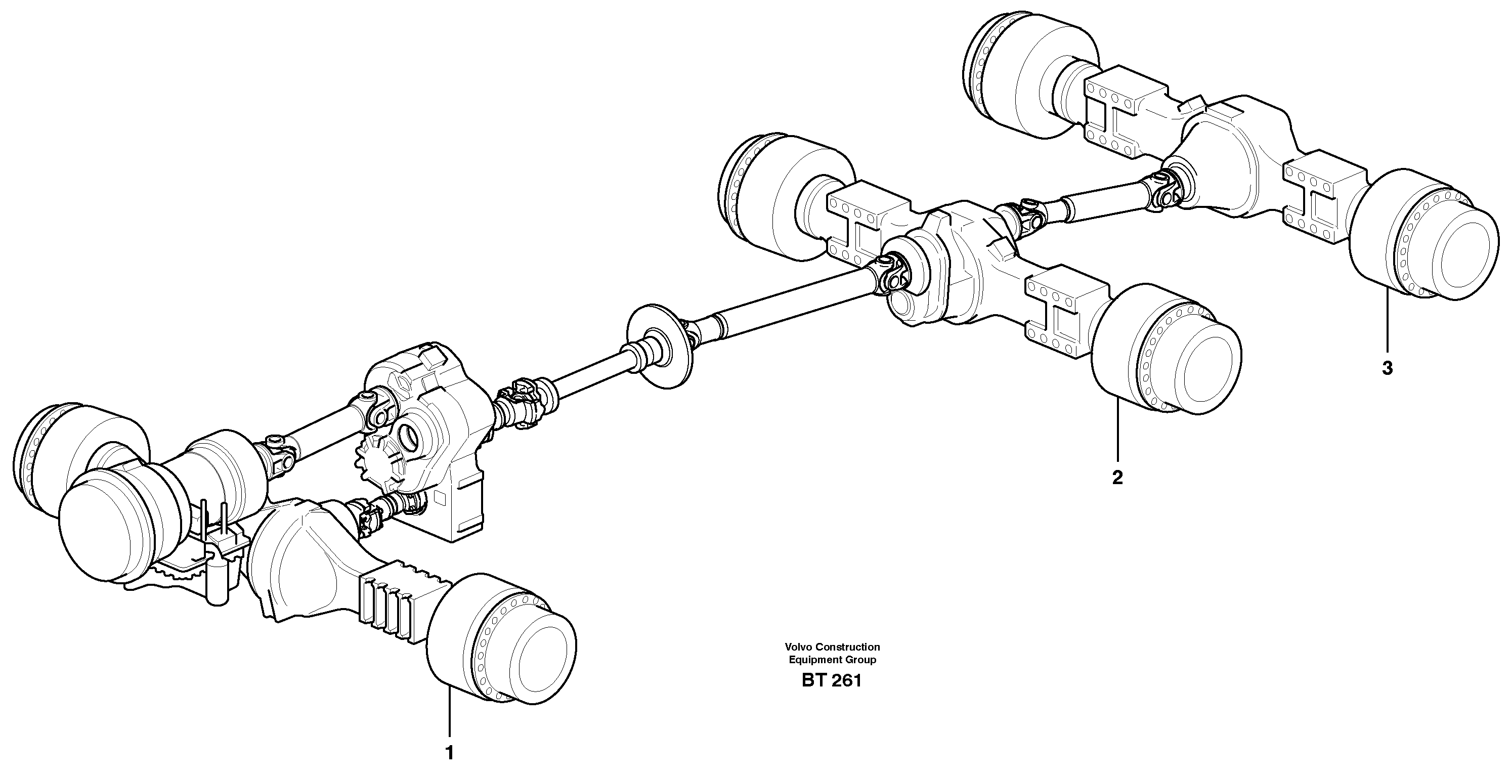 Brake / planetary shaft — volvo parts diagram