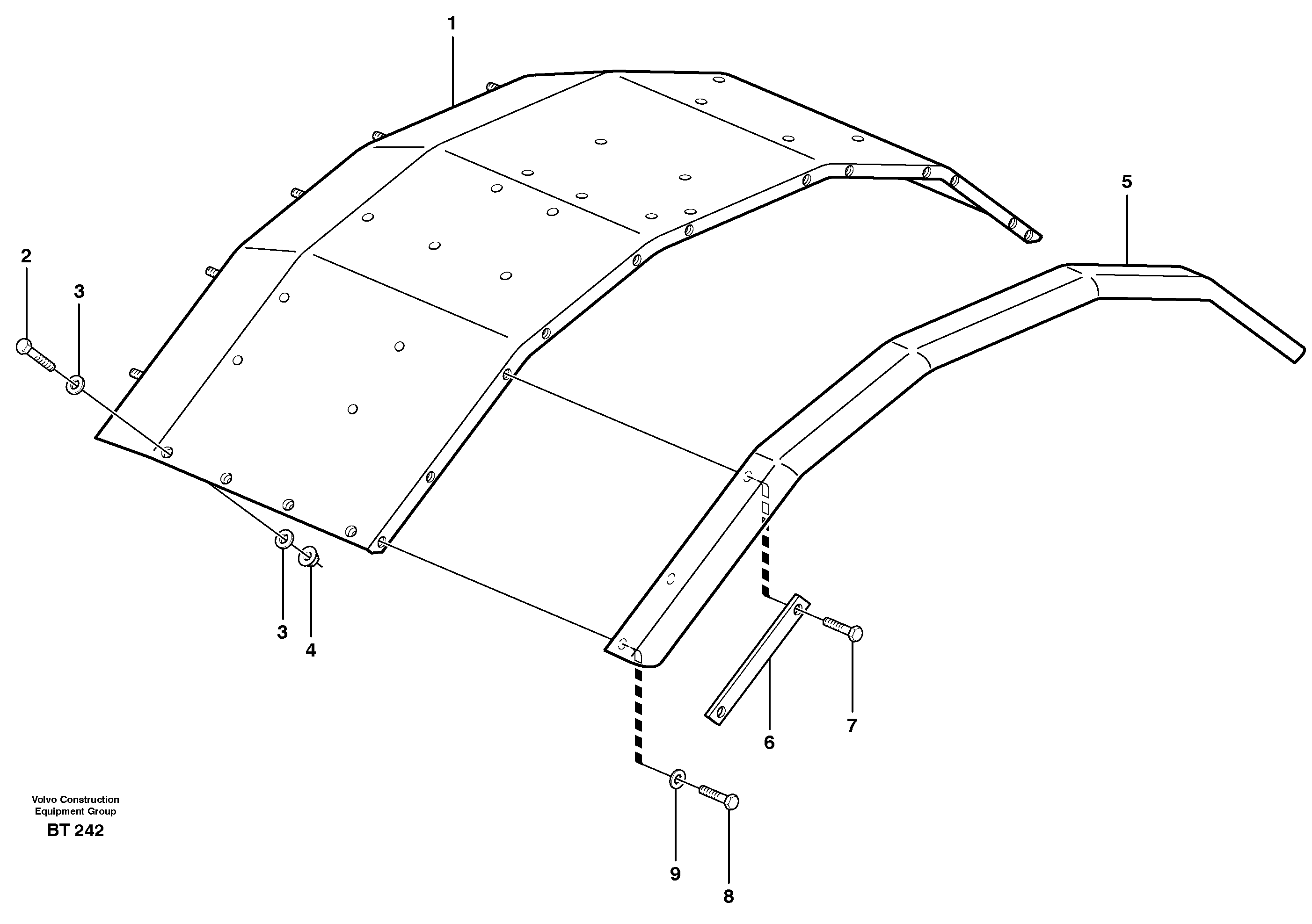 Front fender — volvo parts diagram