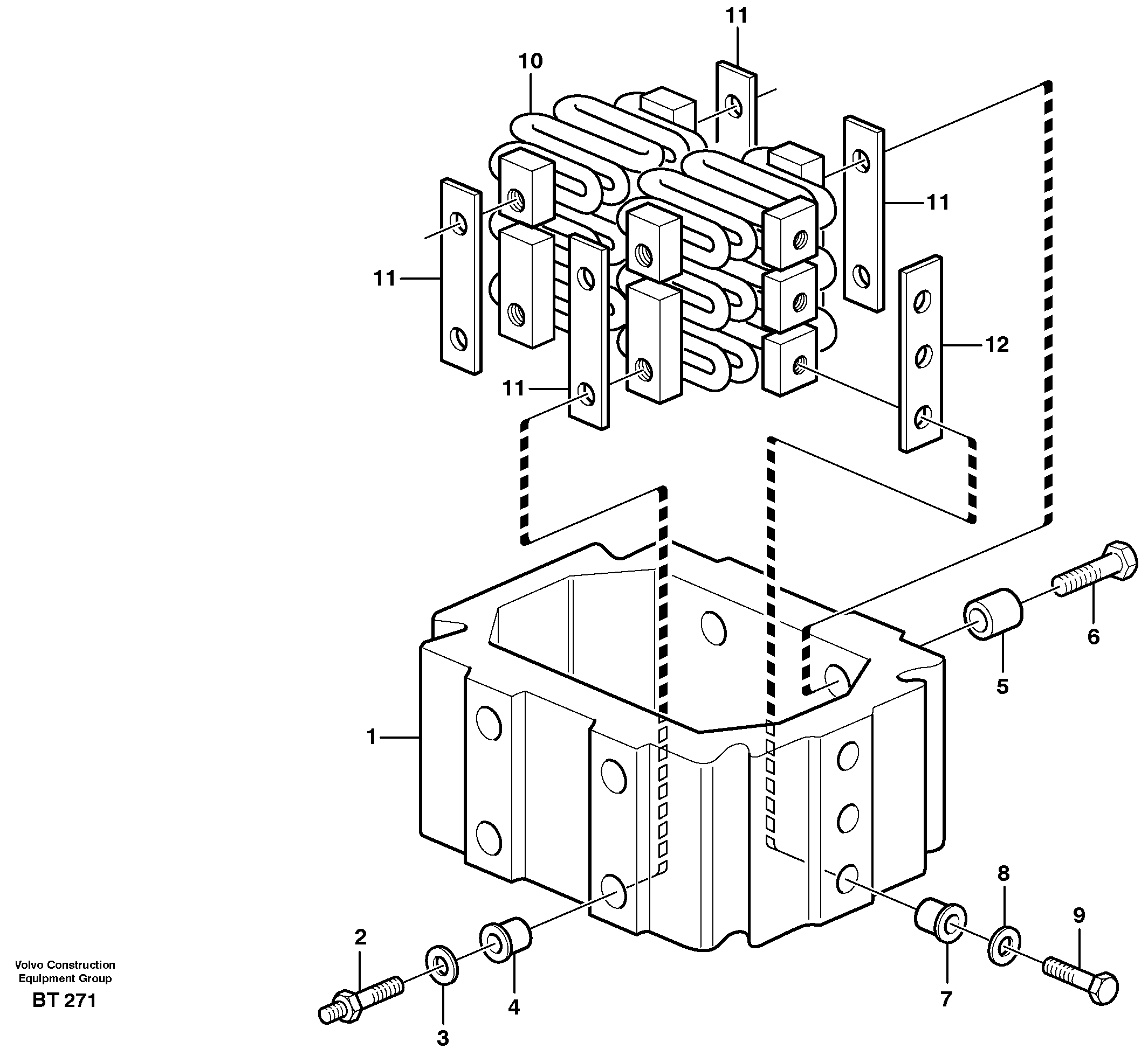 Pre-heater — volvo parts diagram