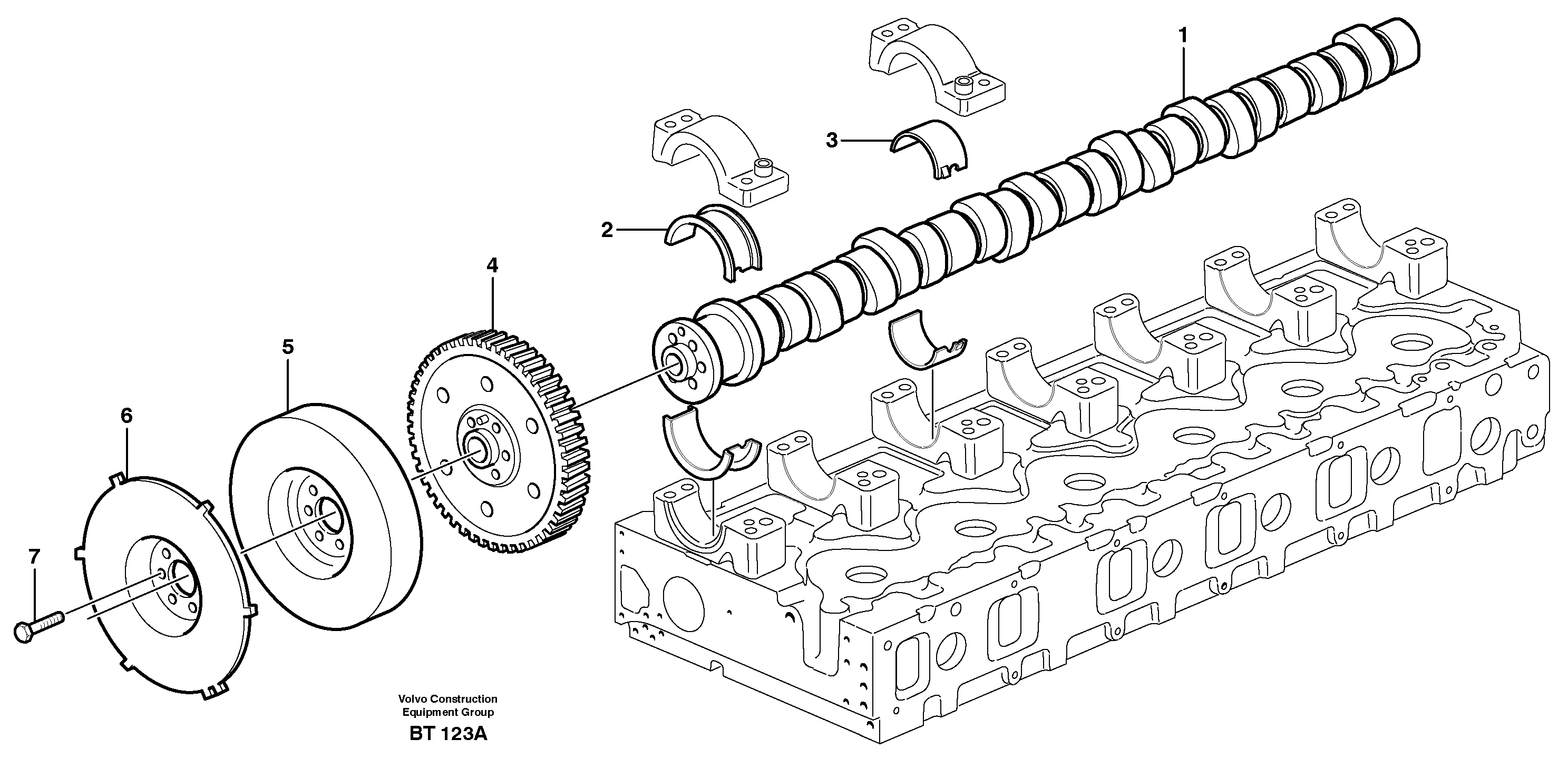 Camshaft — volvo parts diagram