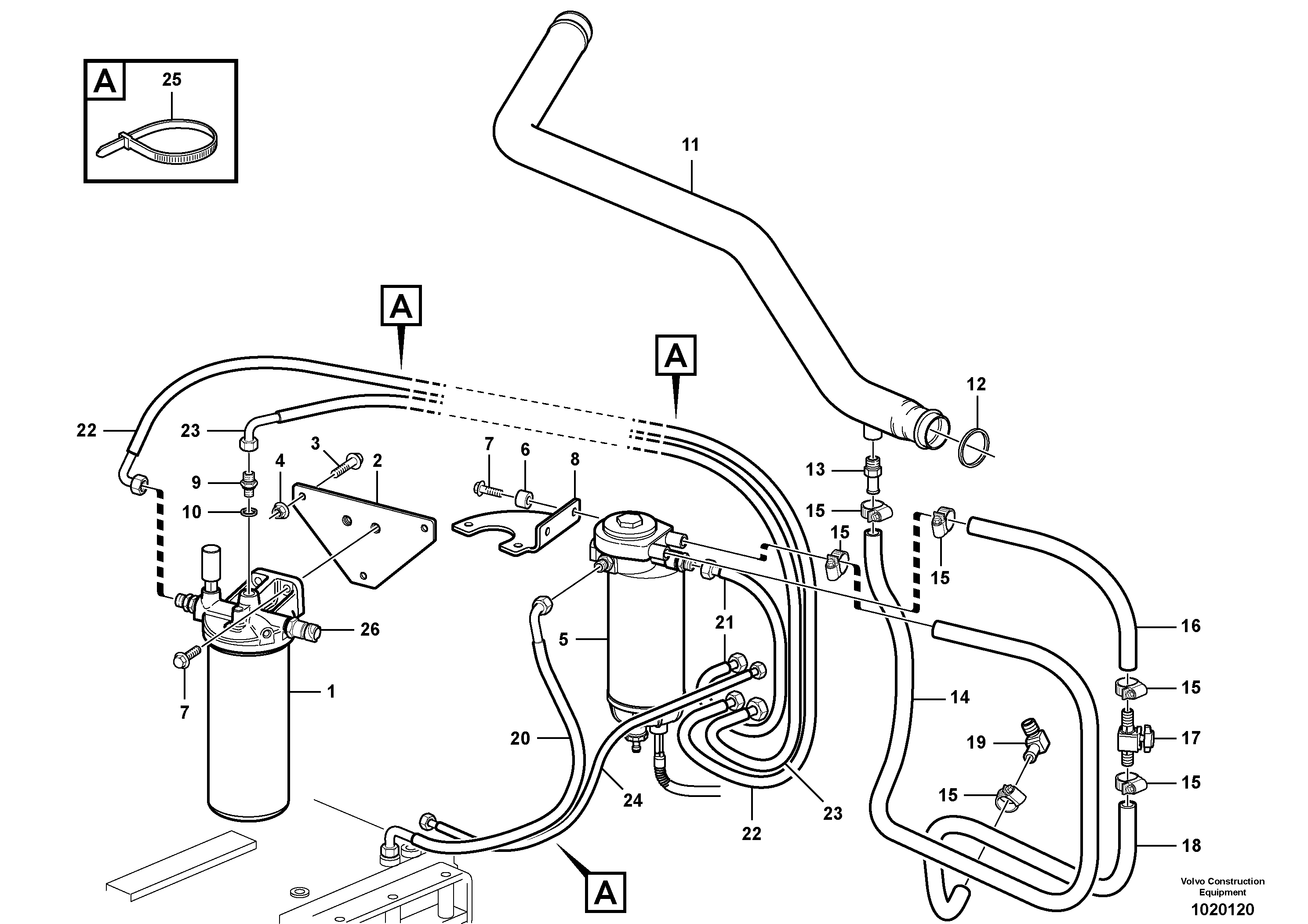 Water separator  81266 — volvo parts diagram