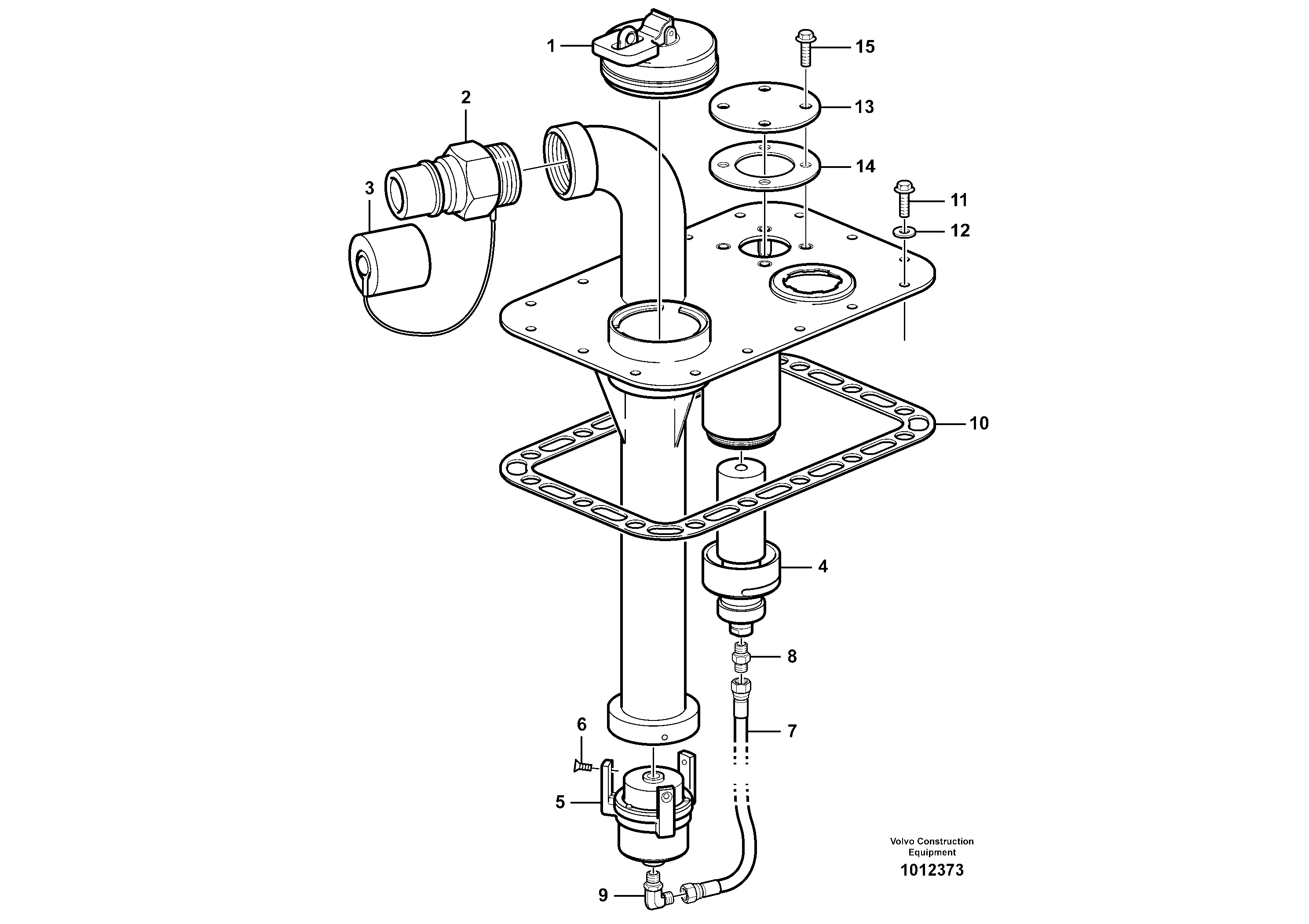 Fast-fill system  81162 — volvo parts diagram