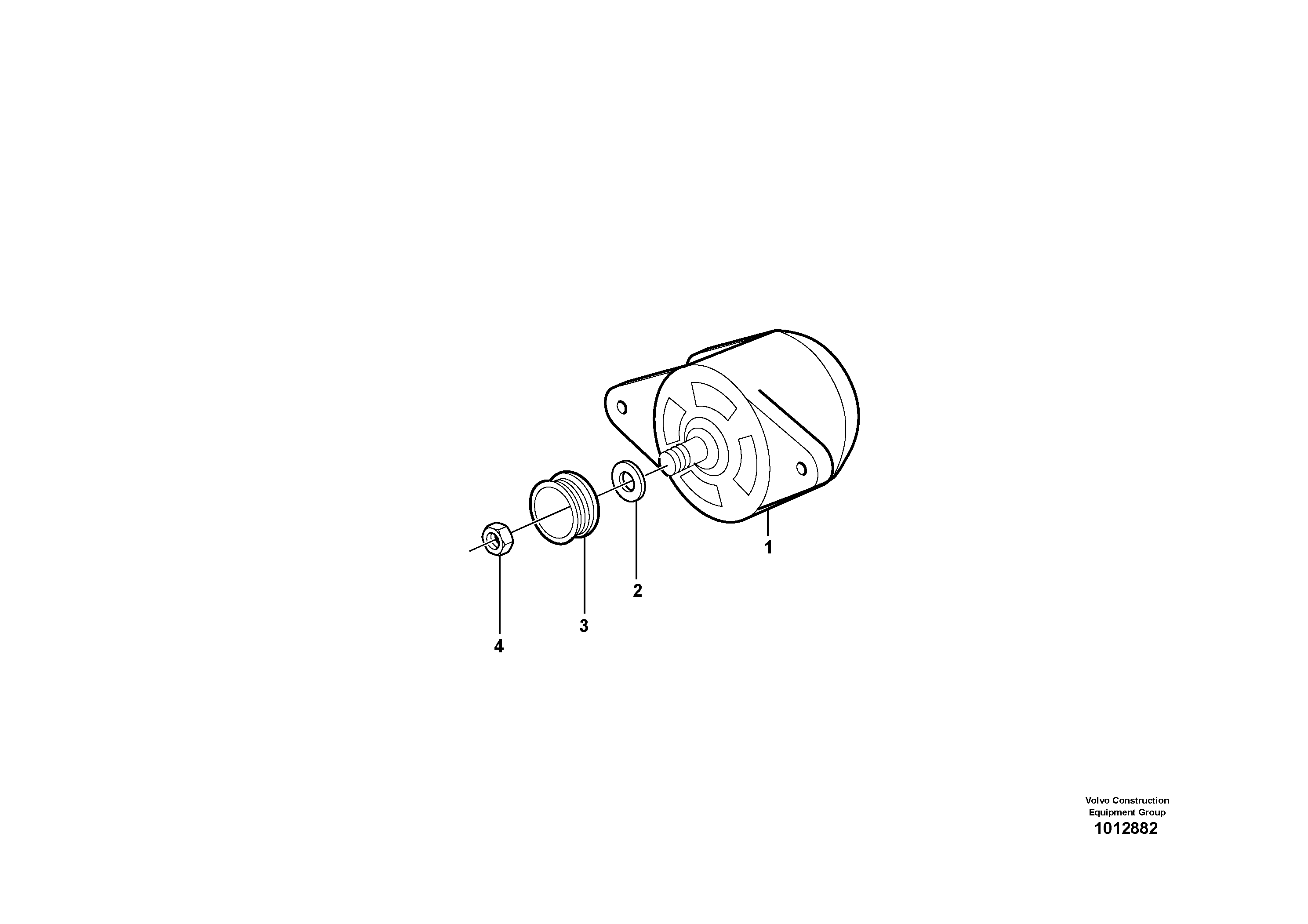 Alternator  SER NO 12001 -, SER NO 70001 - BRA — volvo parts diagram