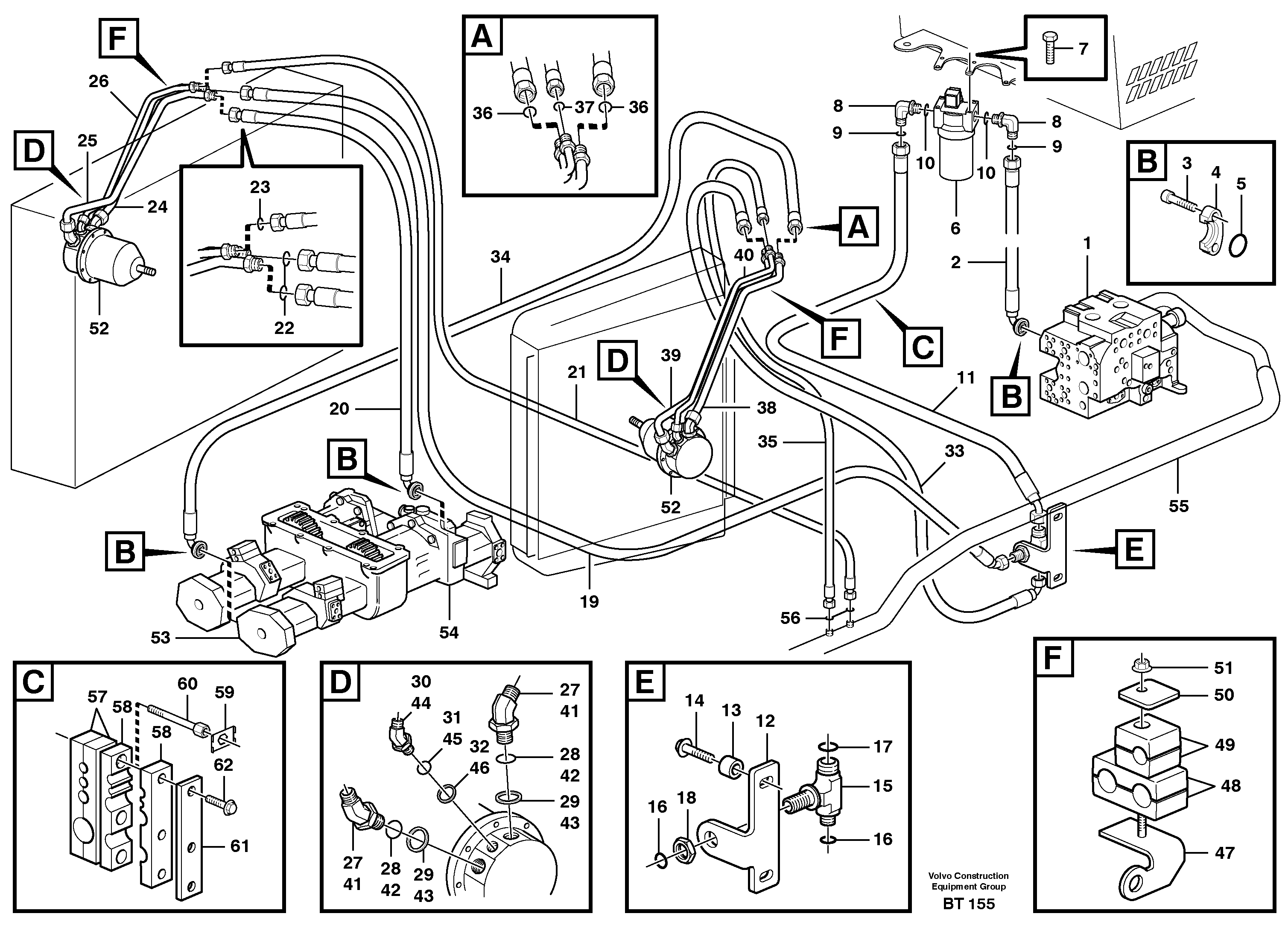 Fan drive — volvo parts diagram