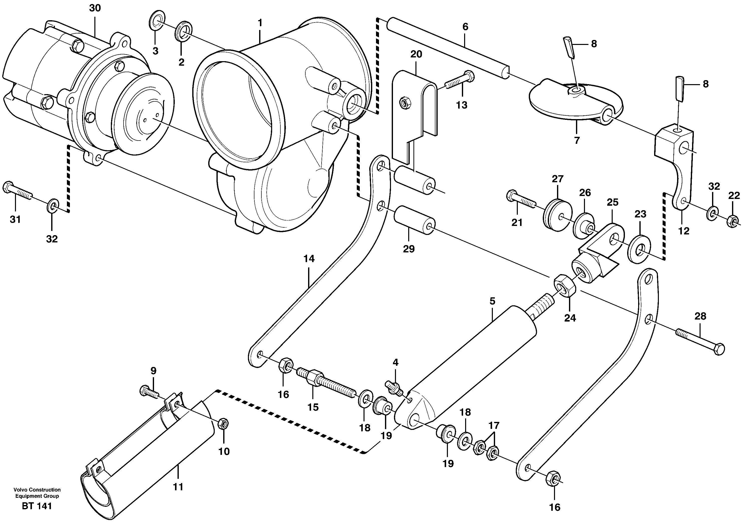 Exhaust pressure regulator — volvo parts diagram