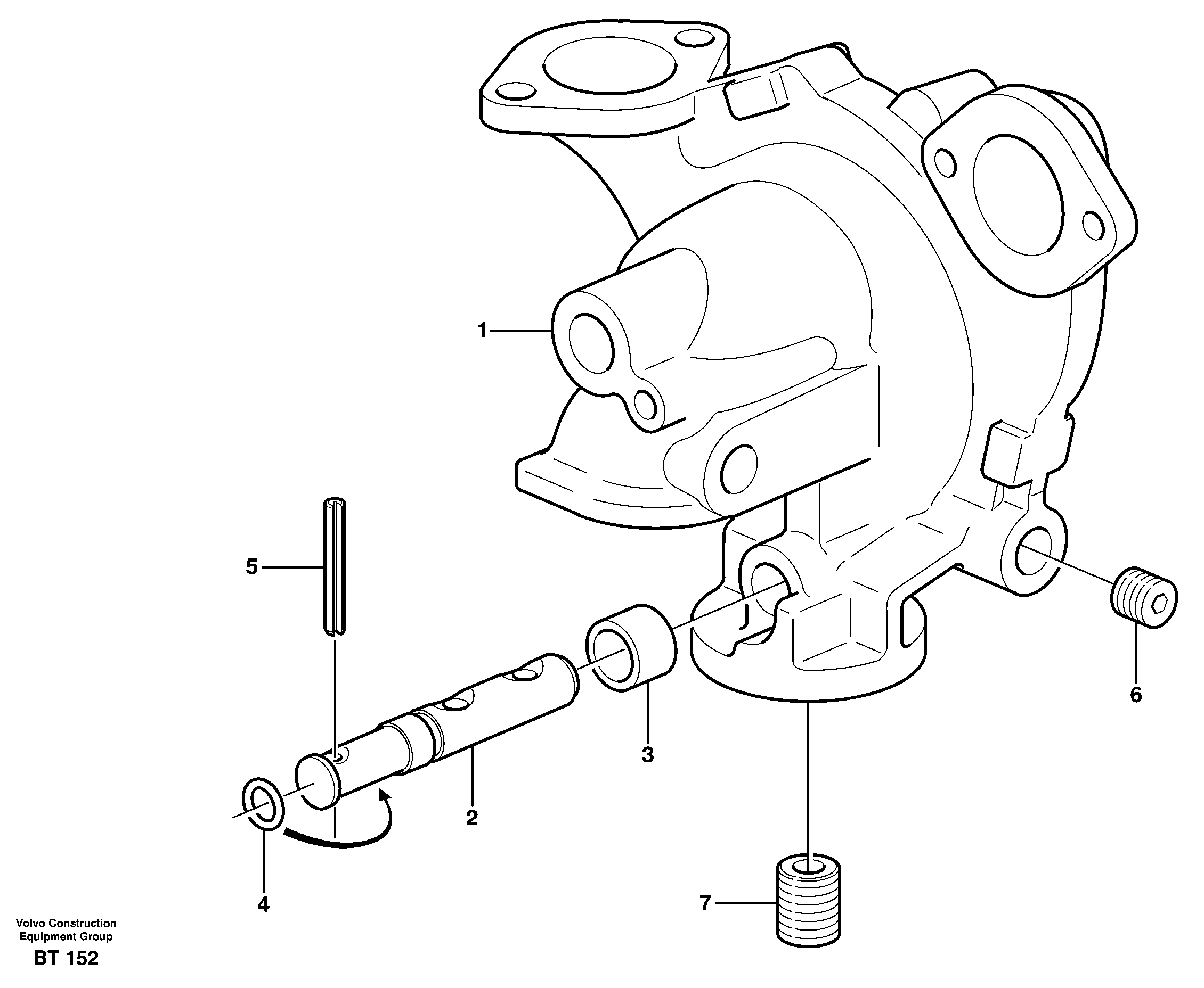 Water pump — volvo parts diagram