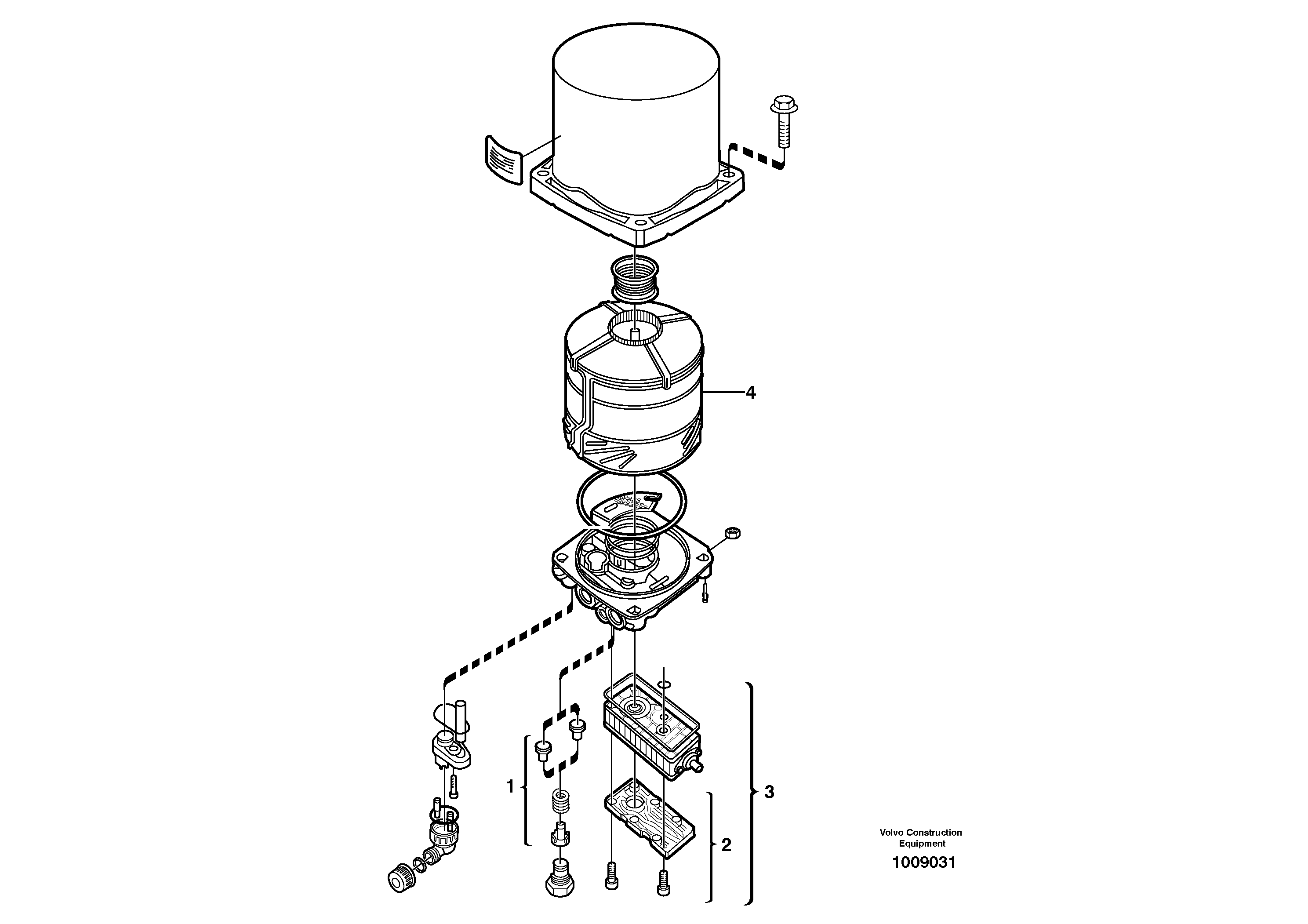 Receiver drier  SER NO 10949-10955,10958- — volvo parts diagram