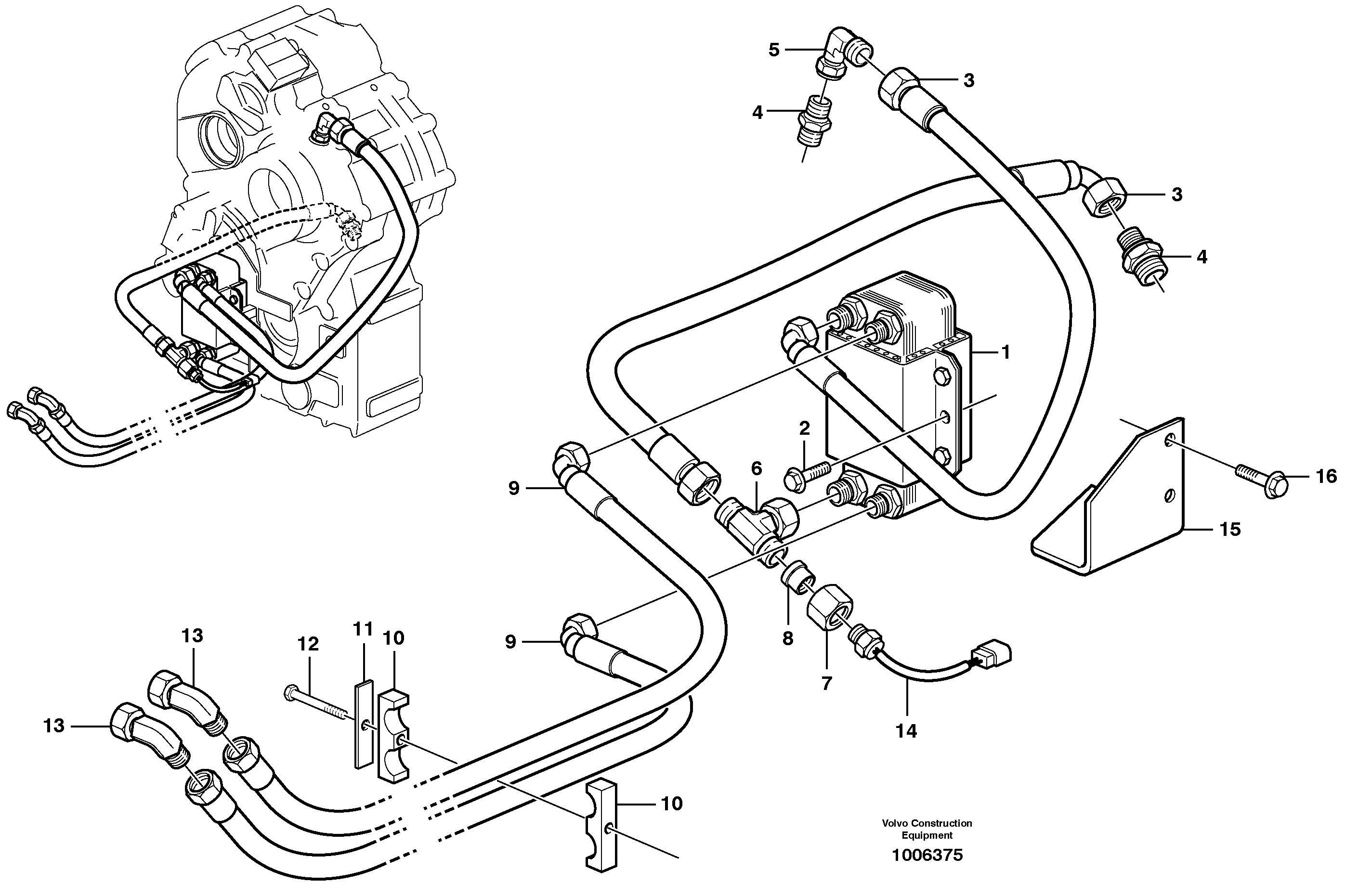 Heat exchanger. Drop box — volvo parts diagram