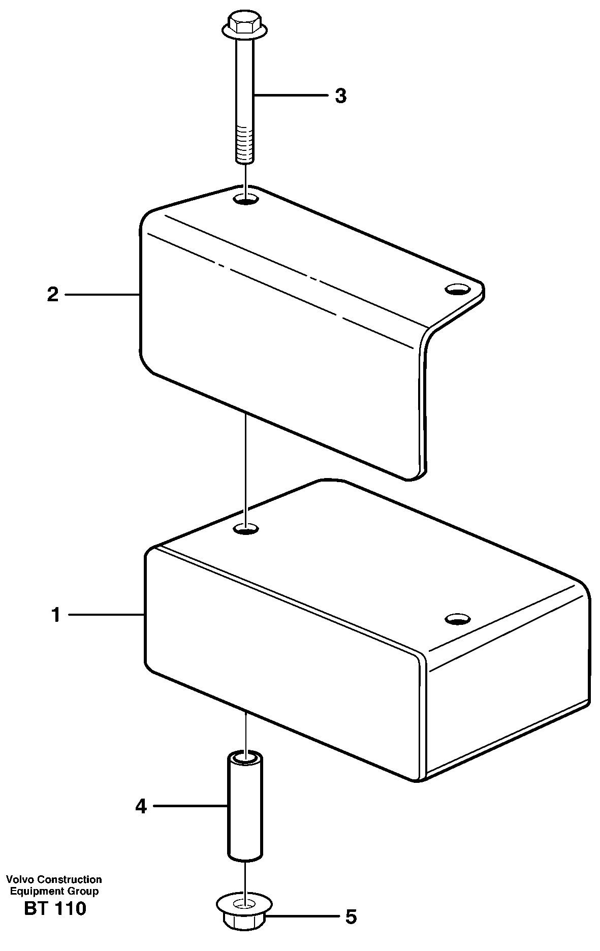 Back-up warning unit  81083, 93350 — volvo parts diagram