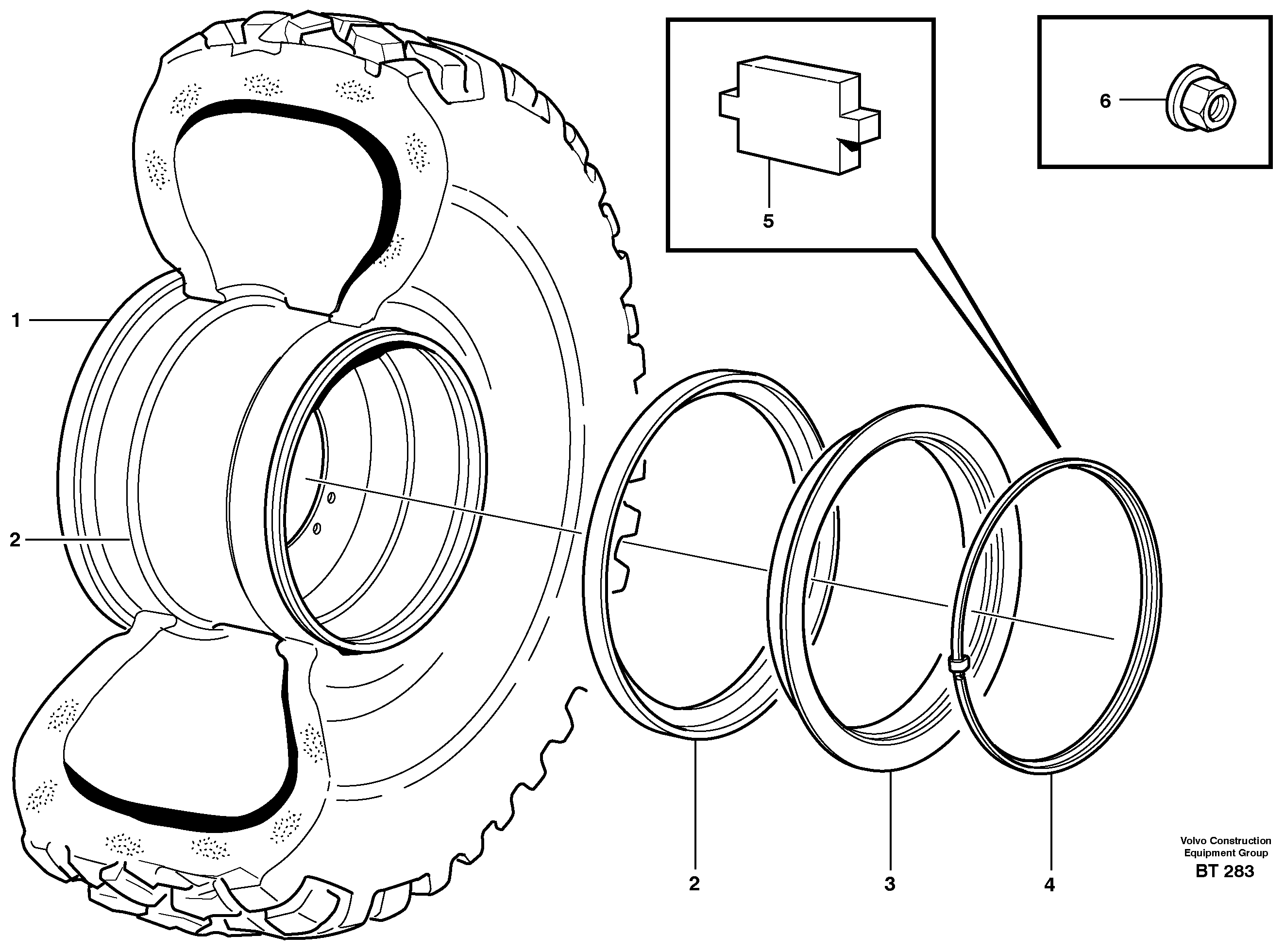 Wheel — volvo parts diagram