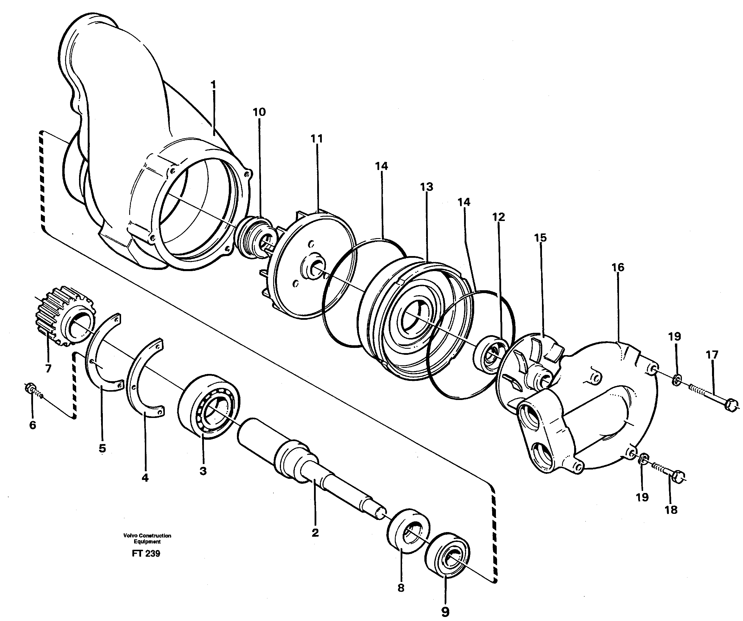 Water pump. — volvo parts diagram