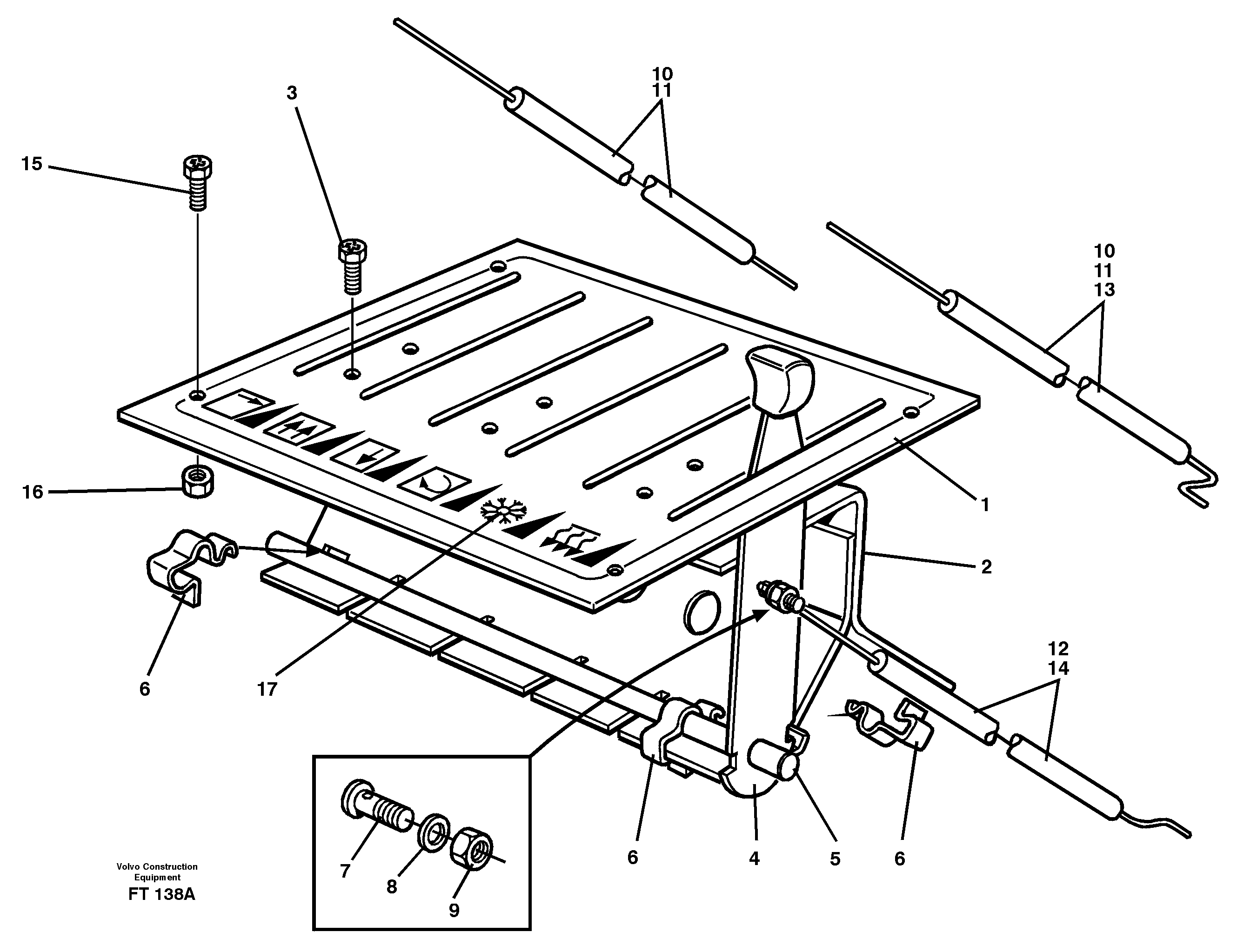 Heater control — volvo parts diagram
