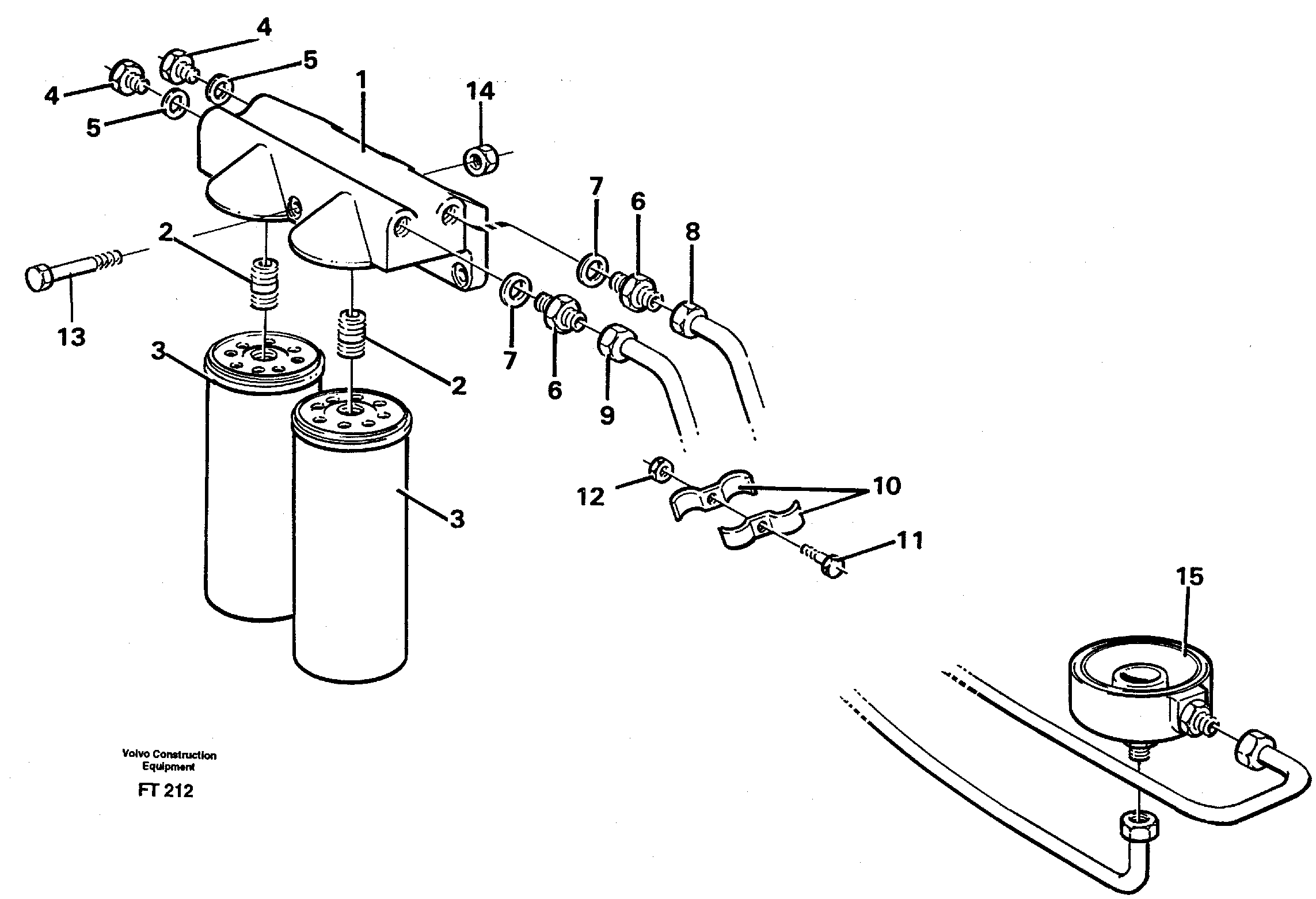 Oil filter — volvo parts diagram