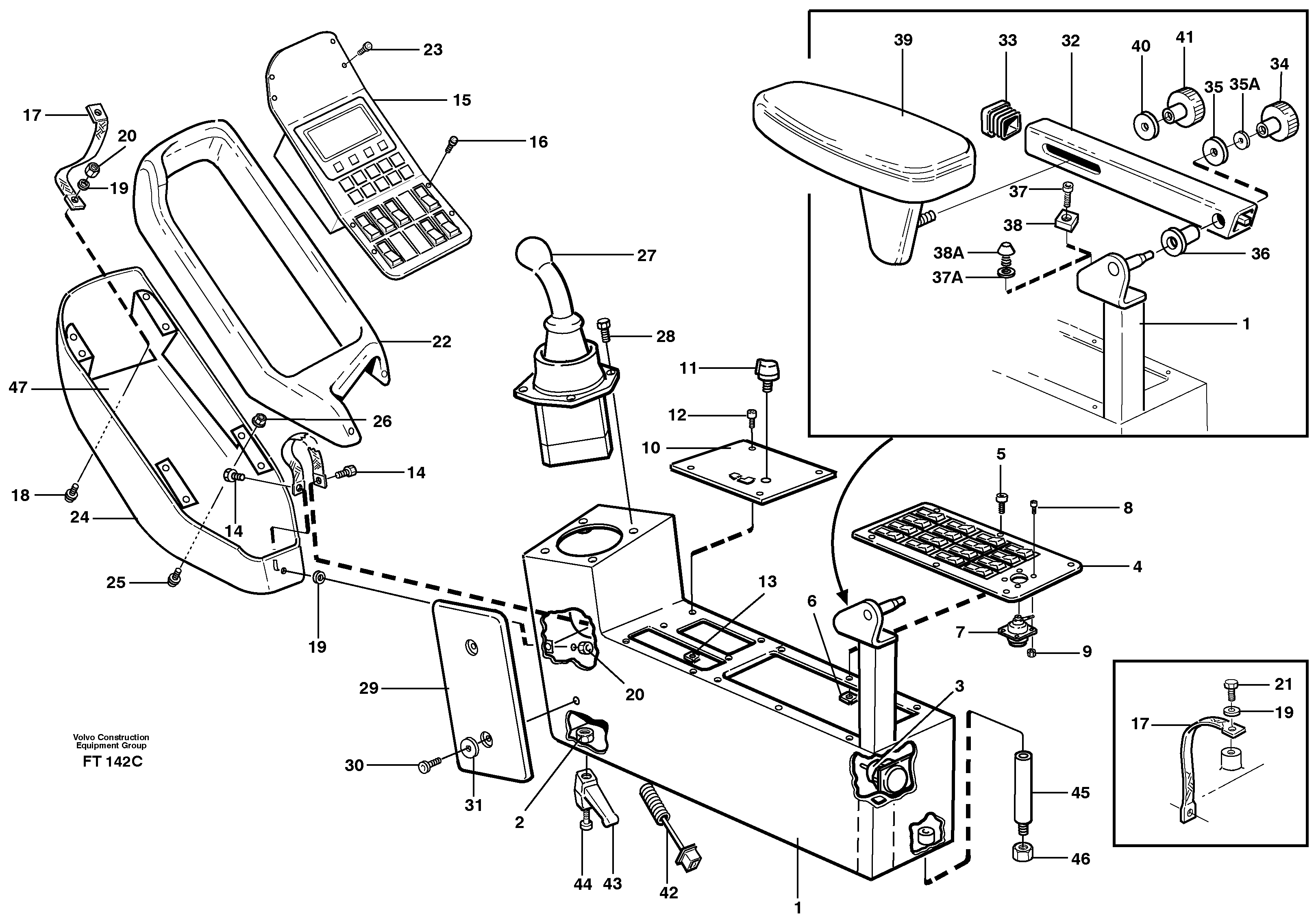 Side panel right  14302024 — volvo parts diagram