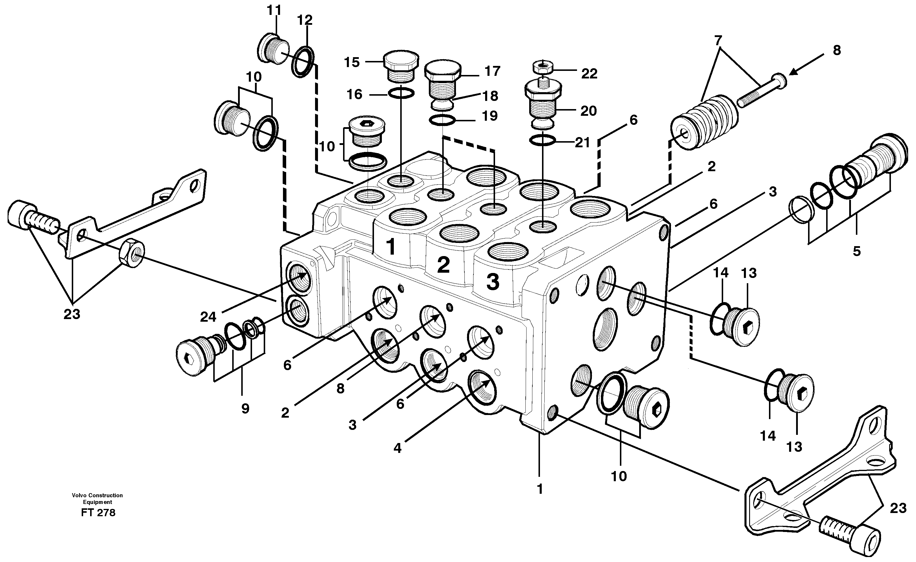 Control block — volvo parts diagram