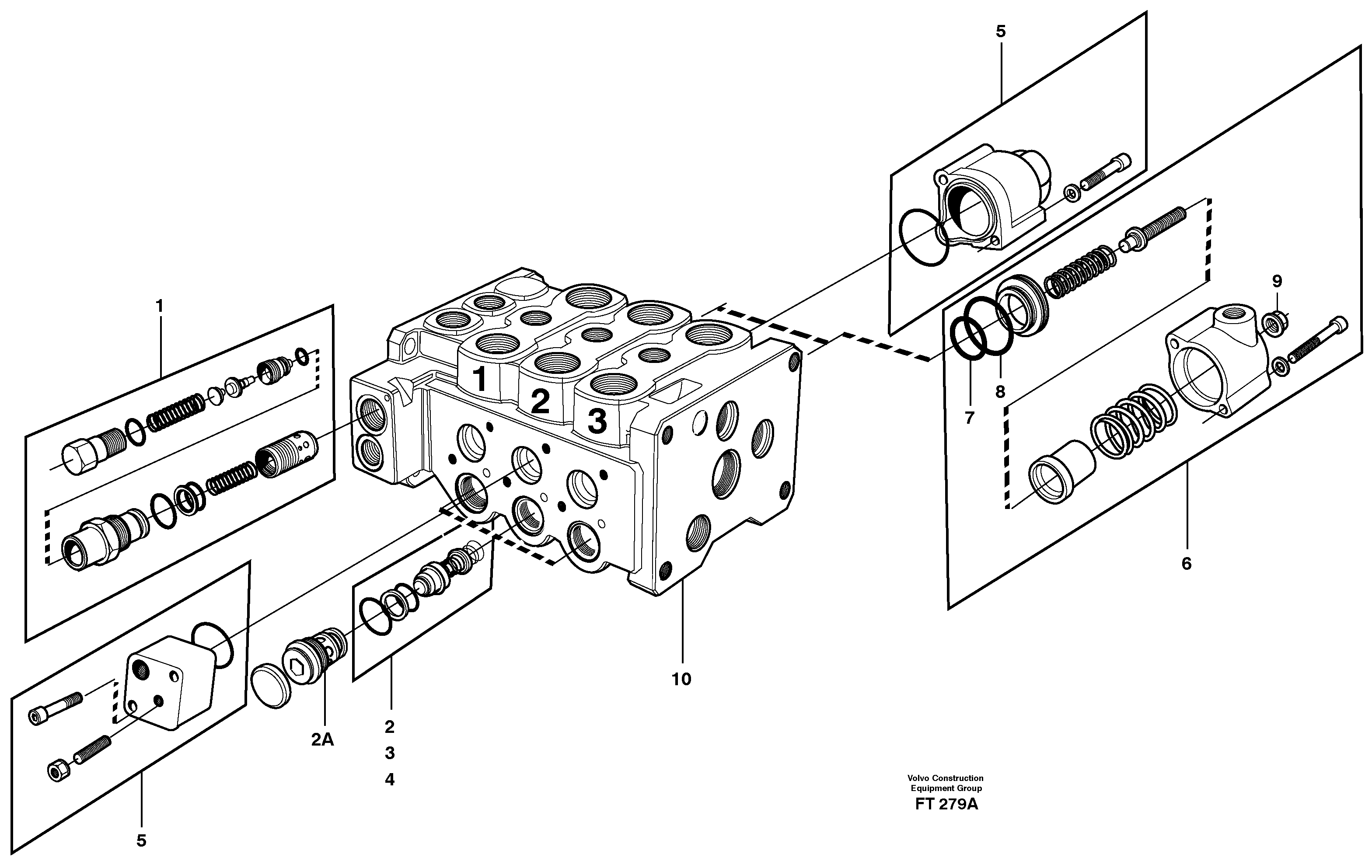 valve body, valves — volvo parts diagram