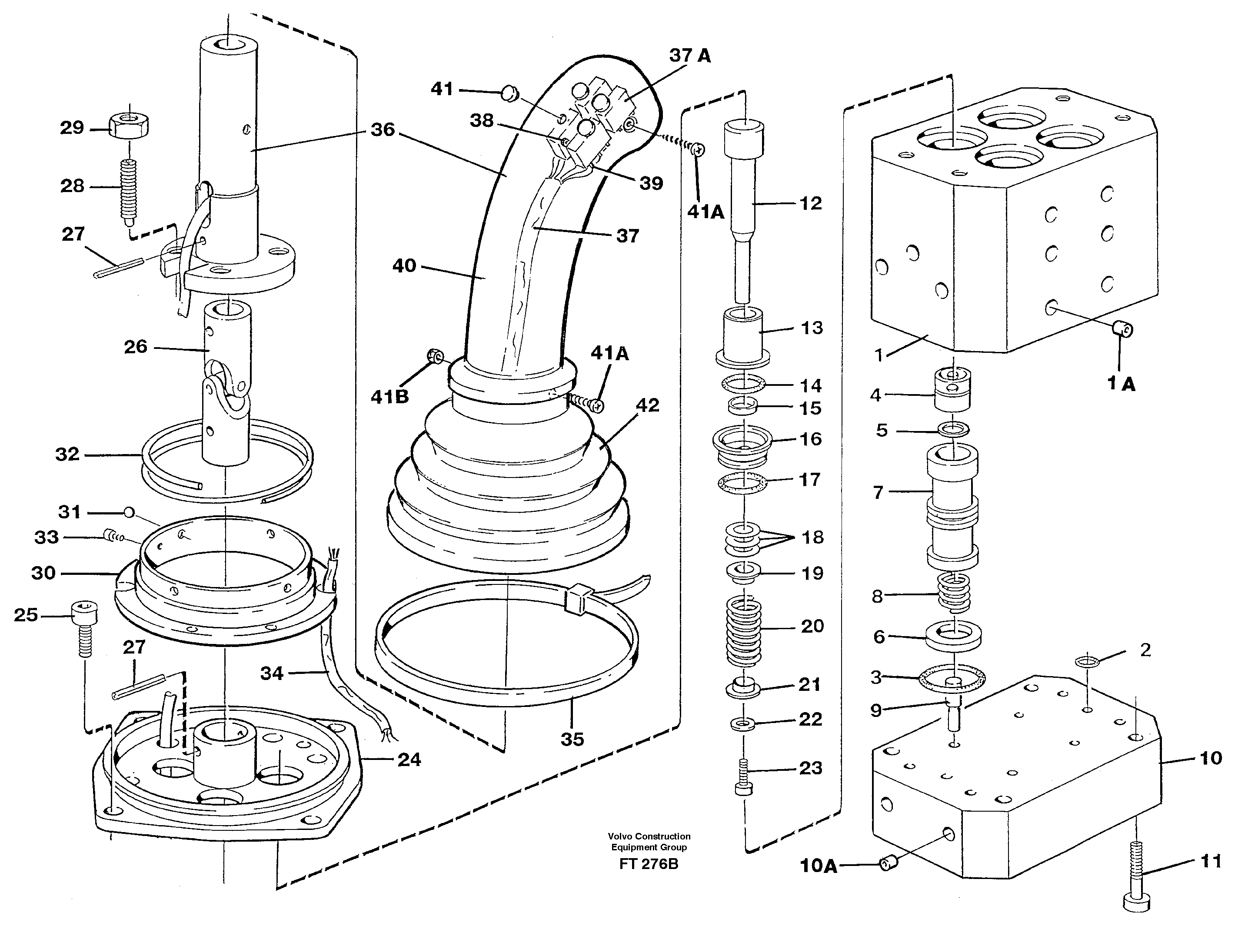 Control pressure valve  14302024 — volvo parts diagram