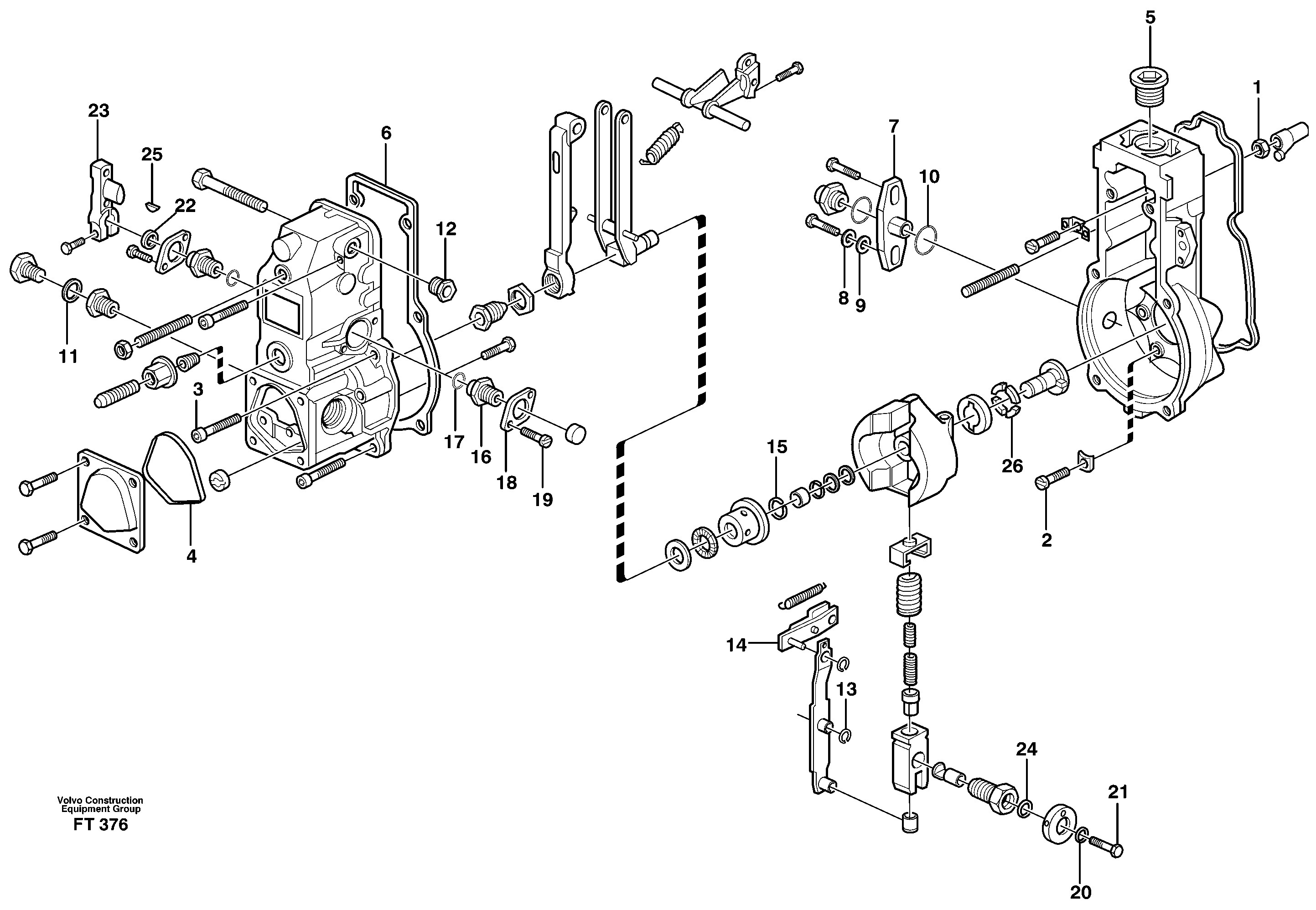 Centrifugal governor — volvo parts diagram