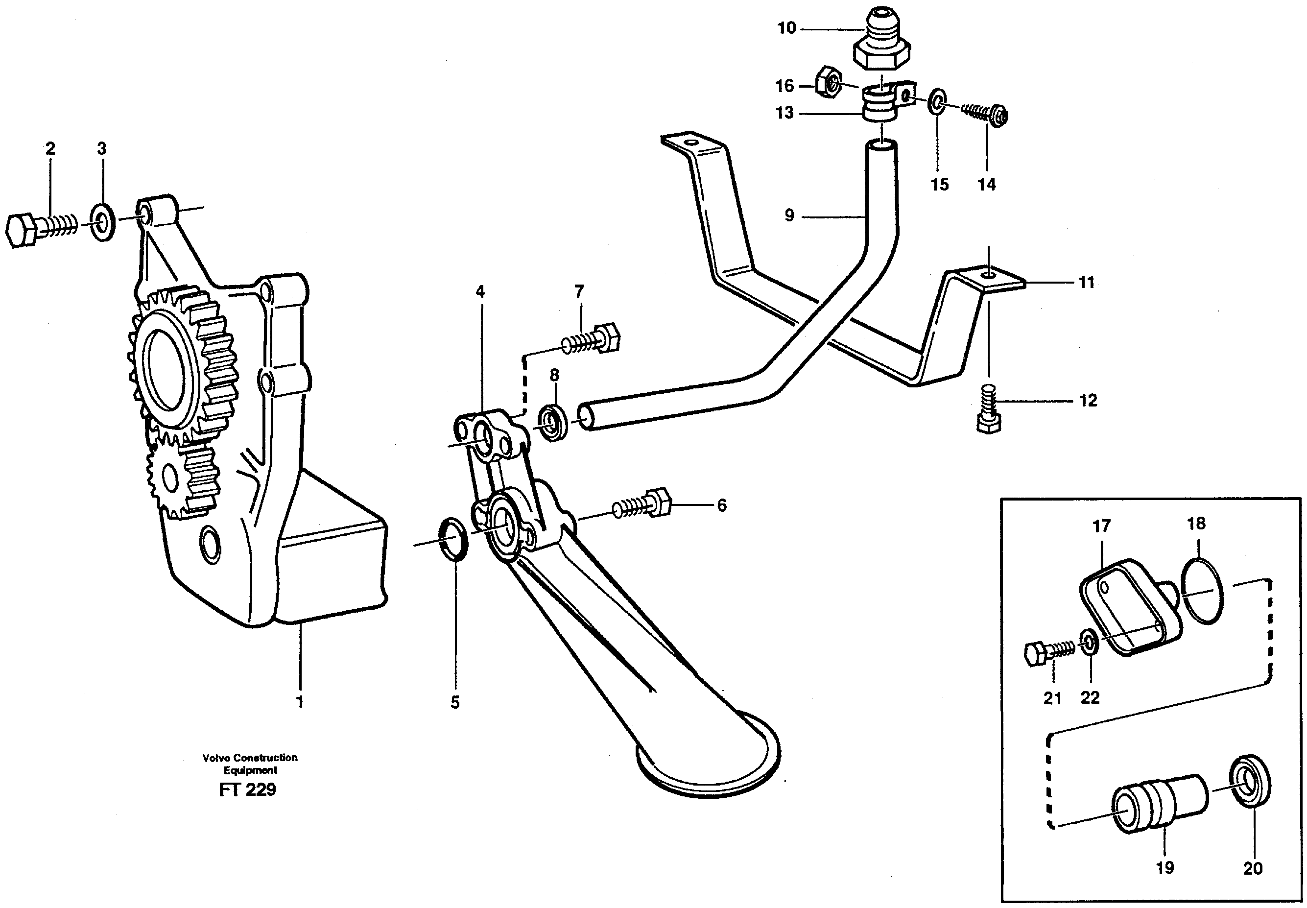Lubricating oil system — volvo parts diagram
