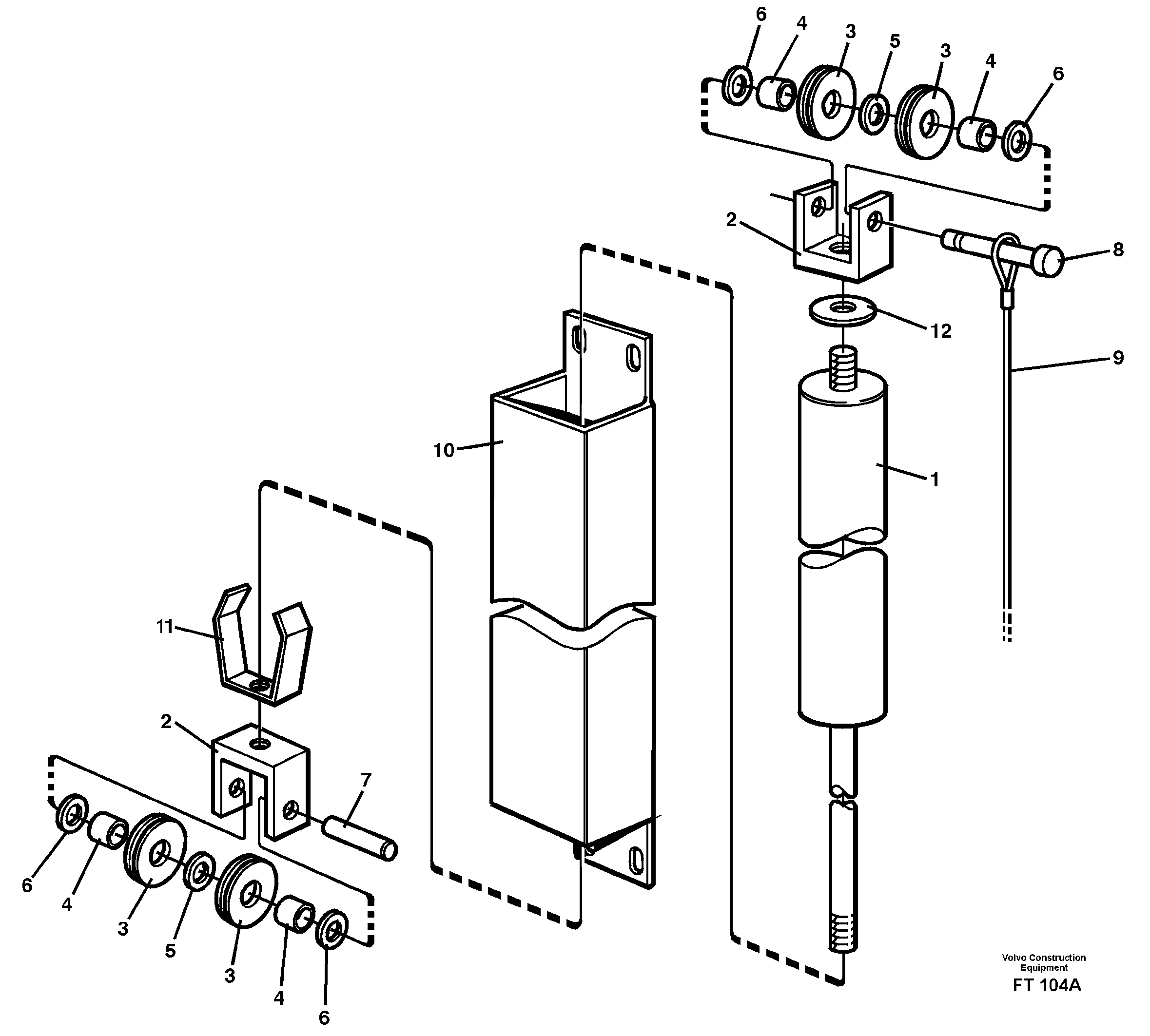 Window lifts — volvo parts diagram