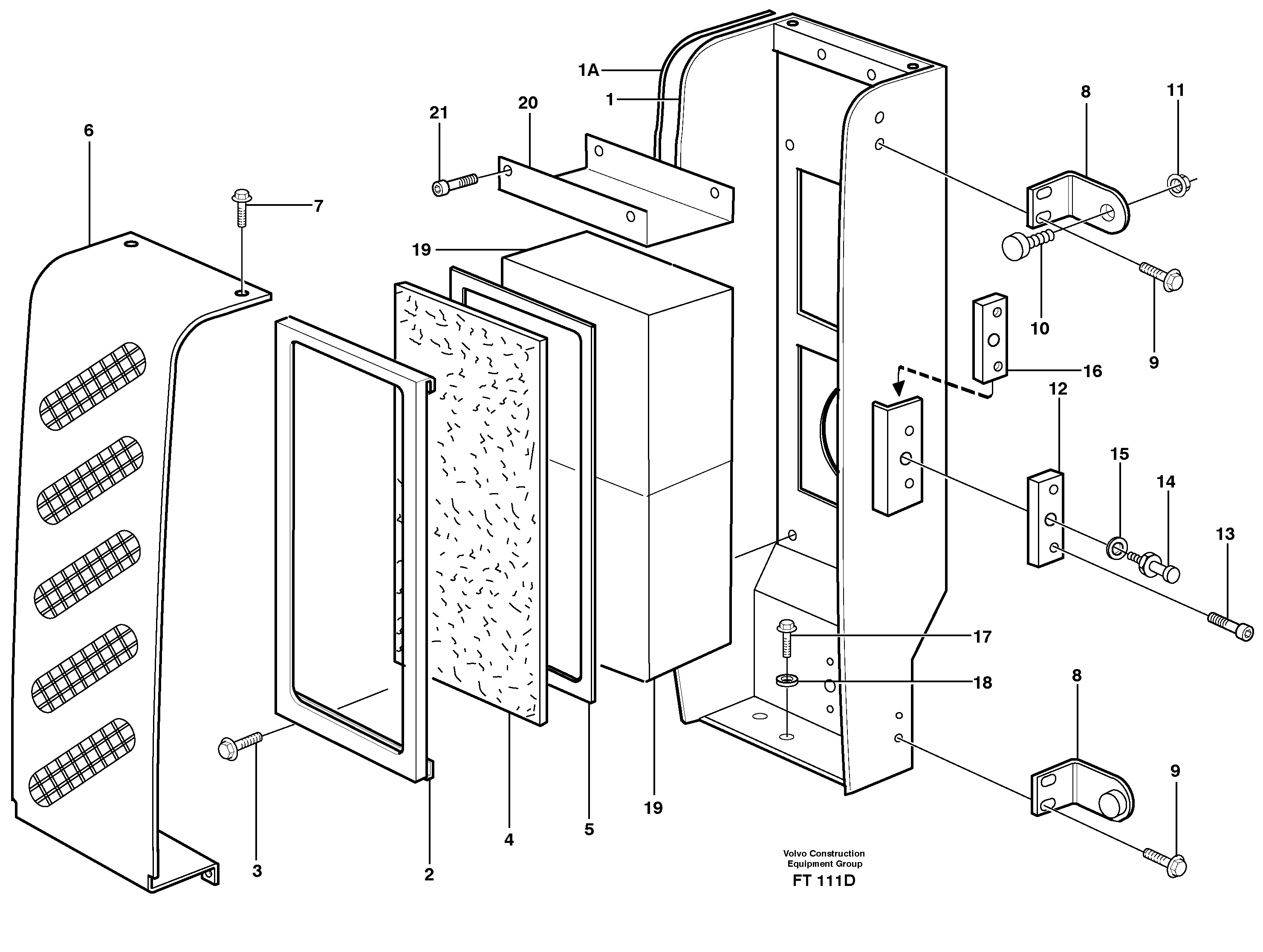 Air inlet — volvo parts diagram
