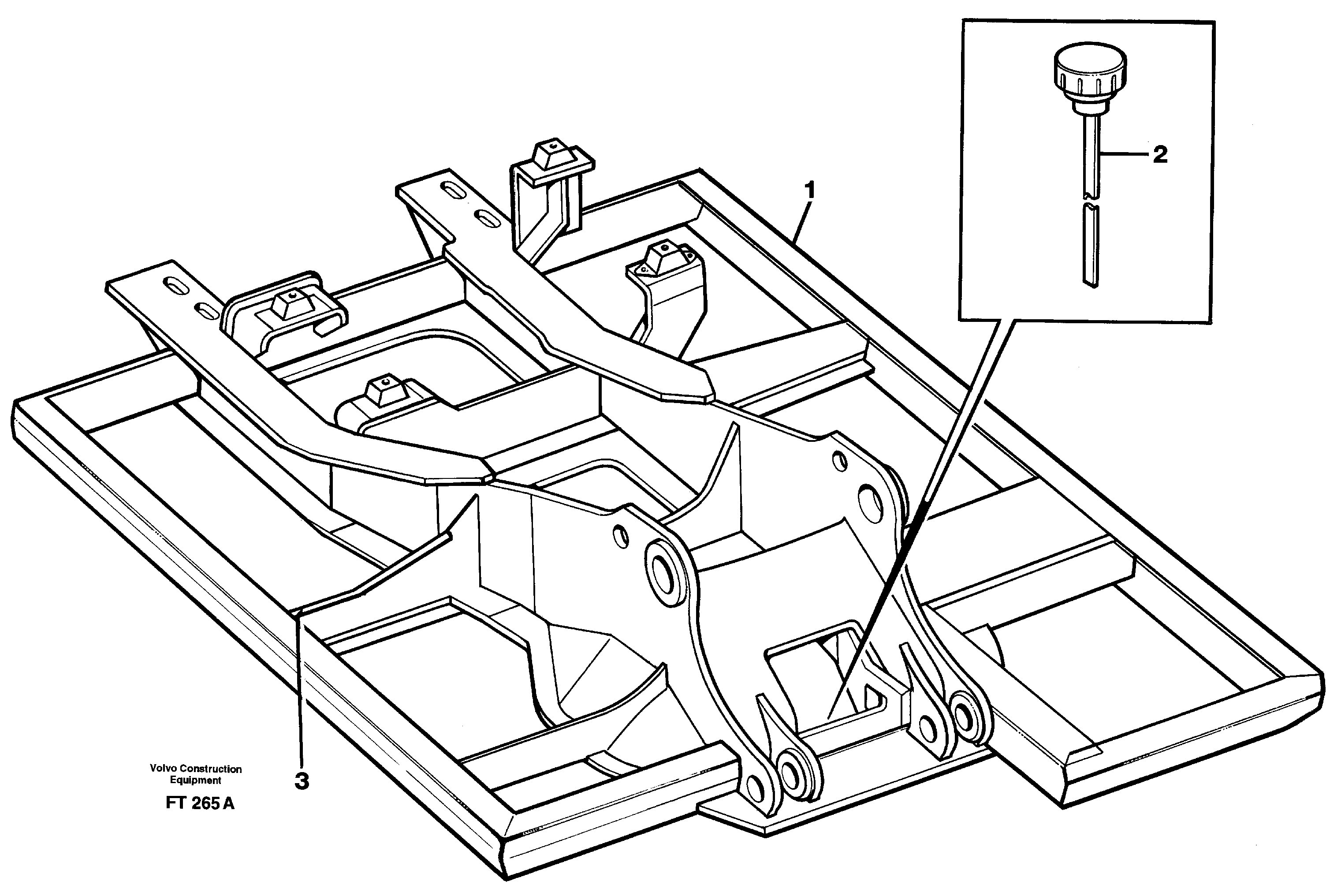 Frame, Superstructure — volvo parts diagram