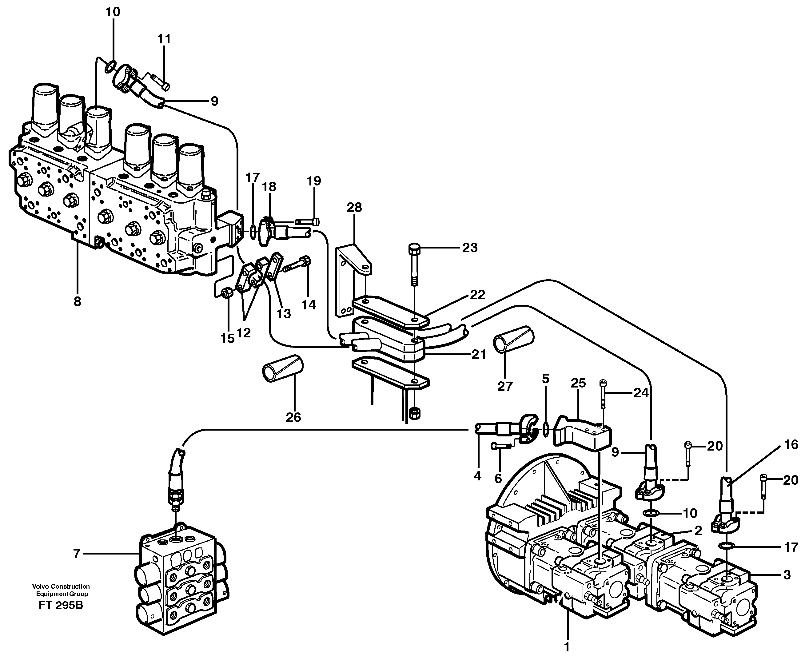 Hydraulic system, hydraulic pump — volvo parts diagram