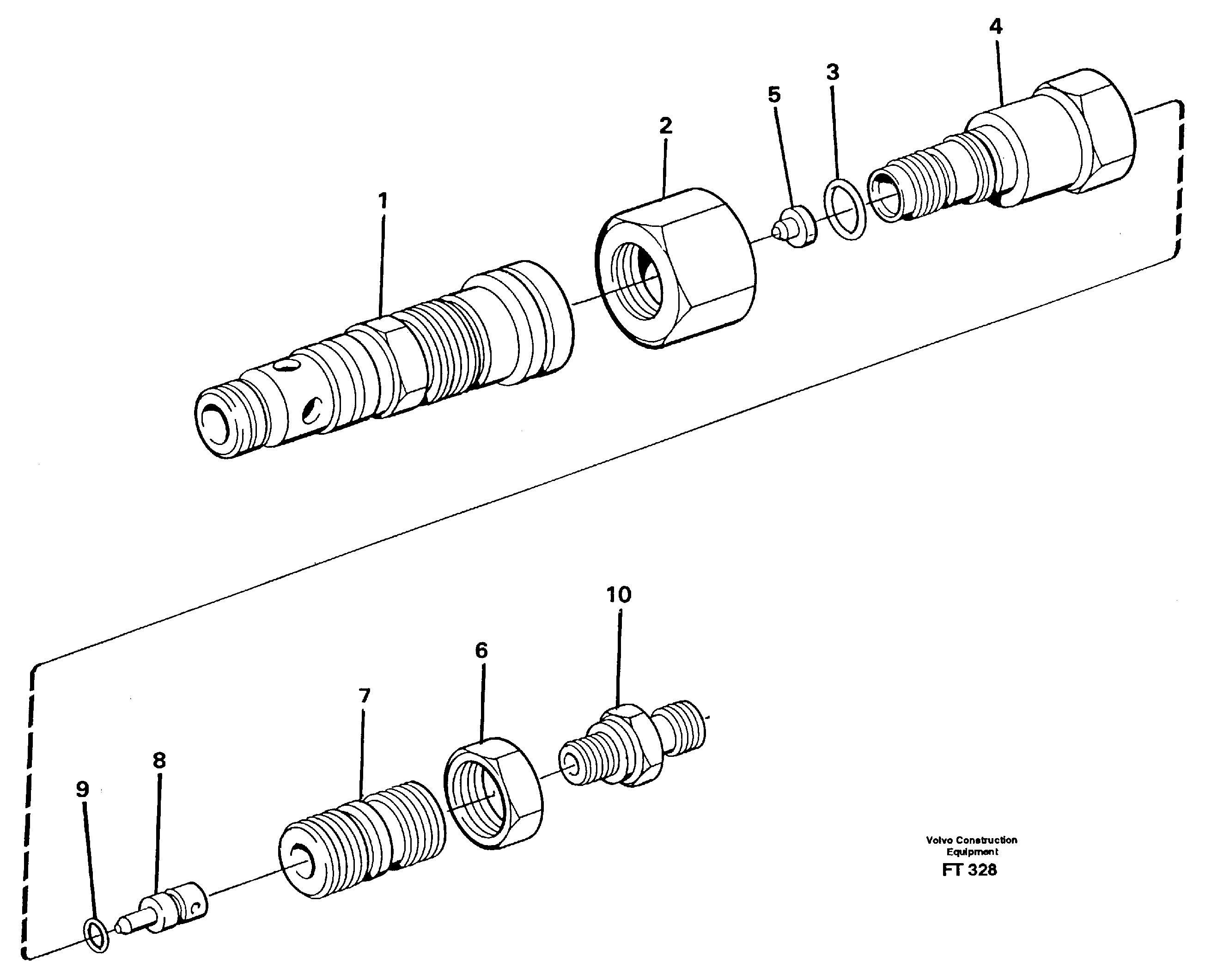 Pressure limiting valve, main valve — volvo parts diagram