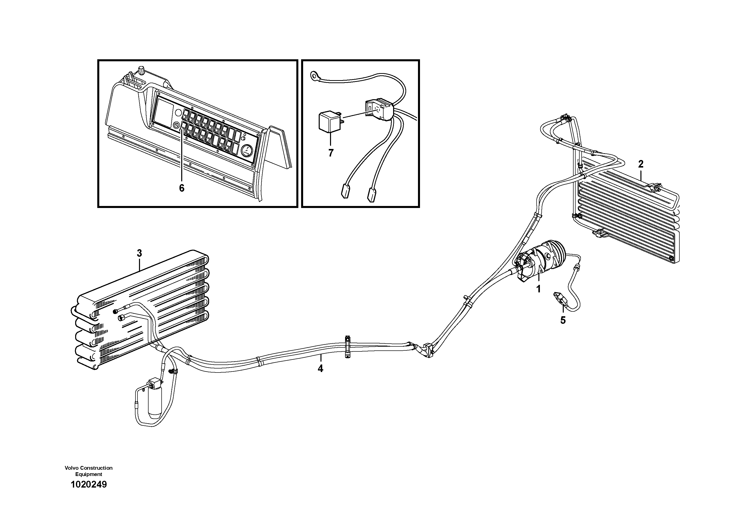 Air conditioning.  82982, 82979, 82983, 82980 — volvo parts diagram