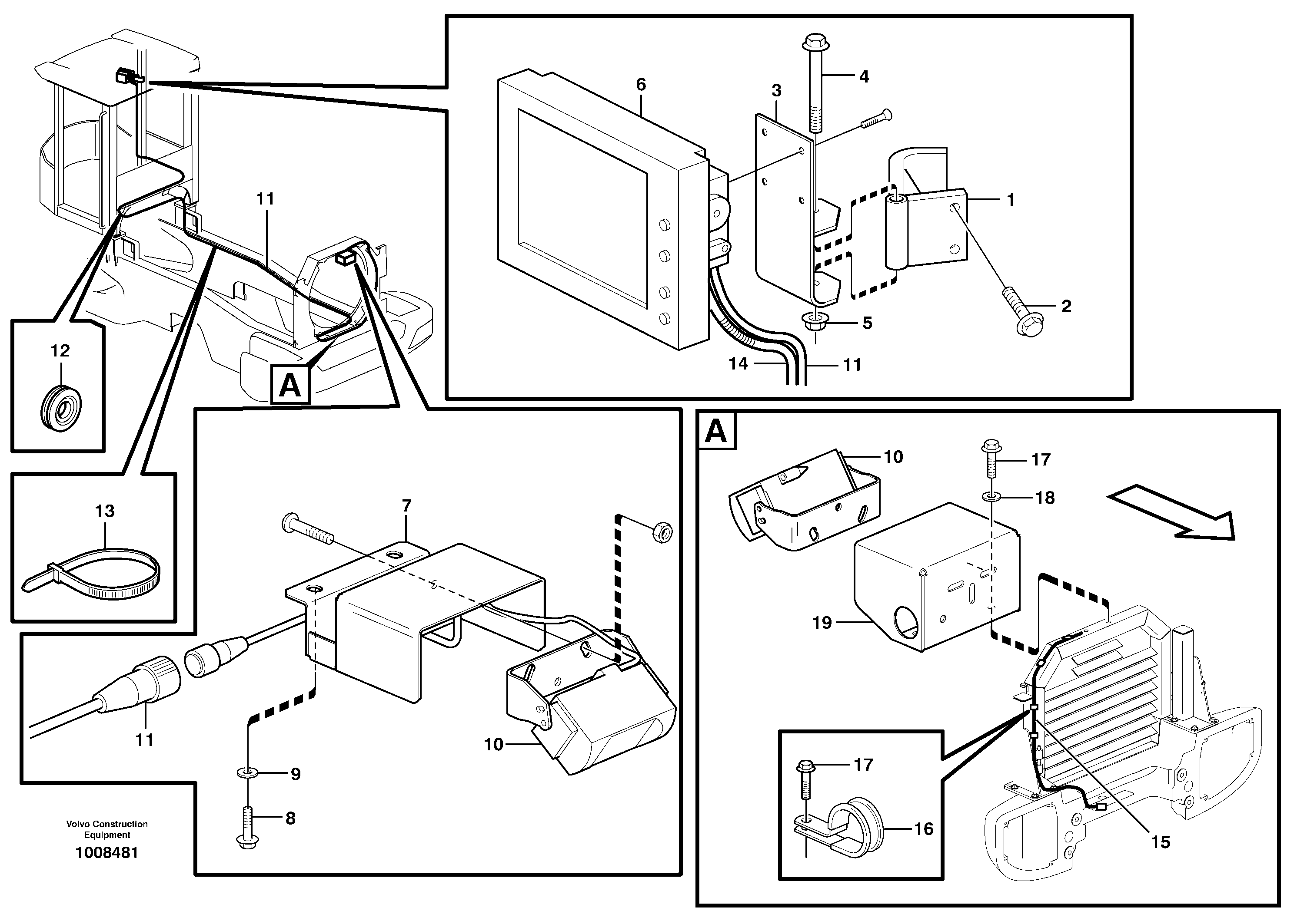Camera inclusive monitor.  82781 — volvo parts diagram