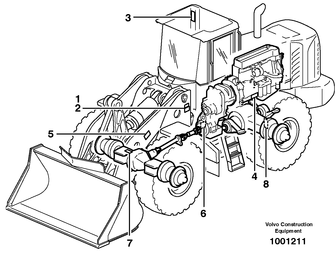 Product sign plate — volvo parts diagram