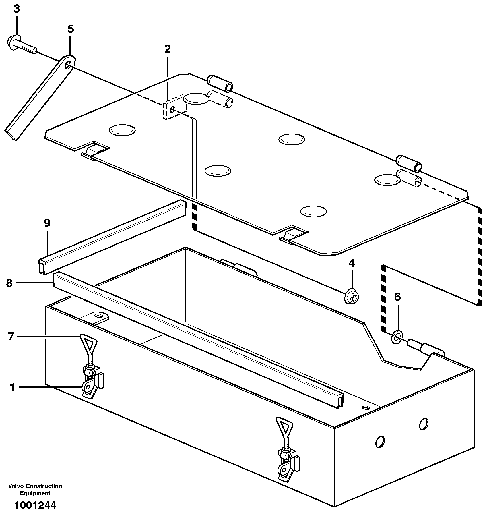 Tool box  80800 — volvo parts diagram