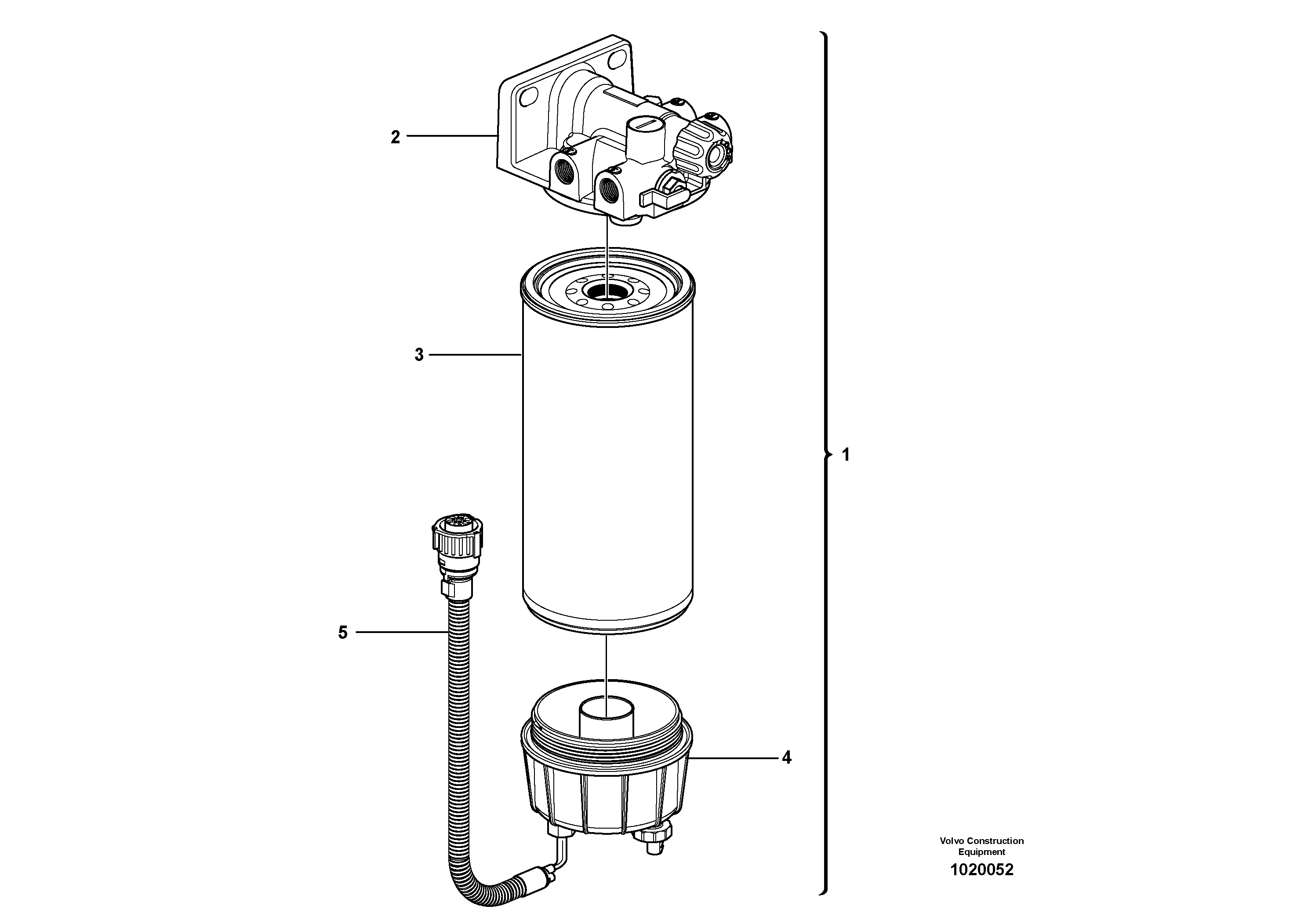 Water separator. — volvo parts diagram
