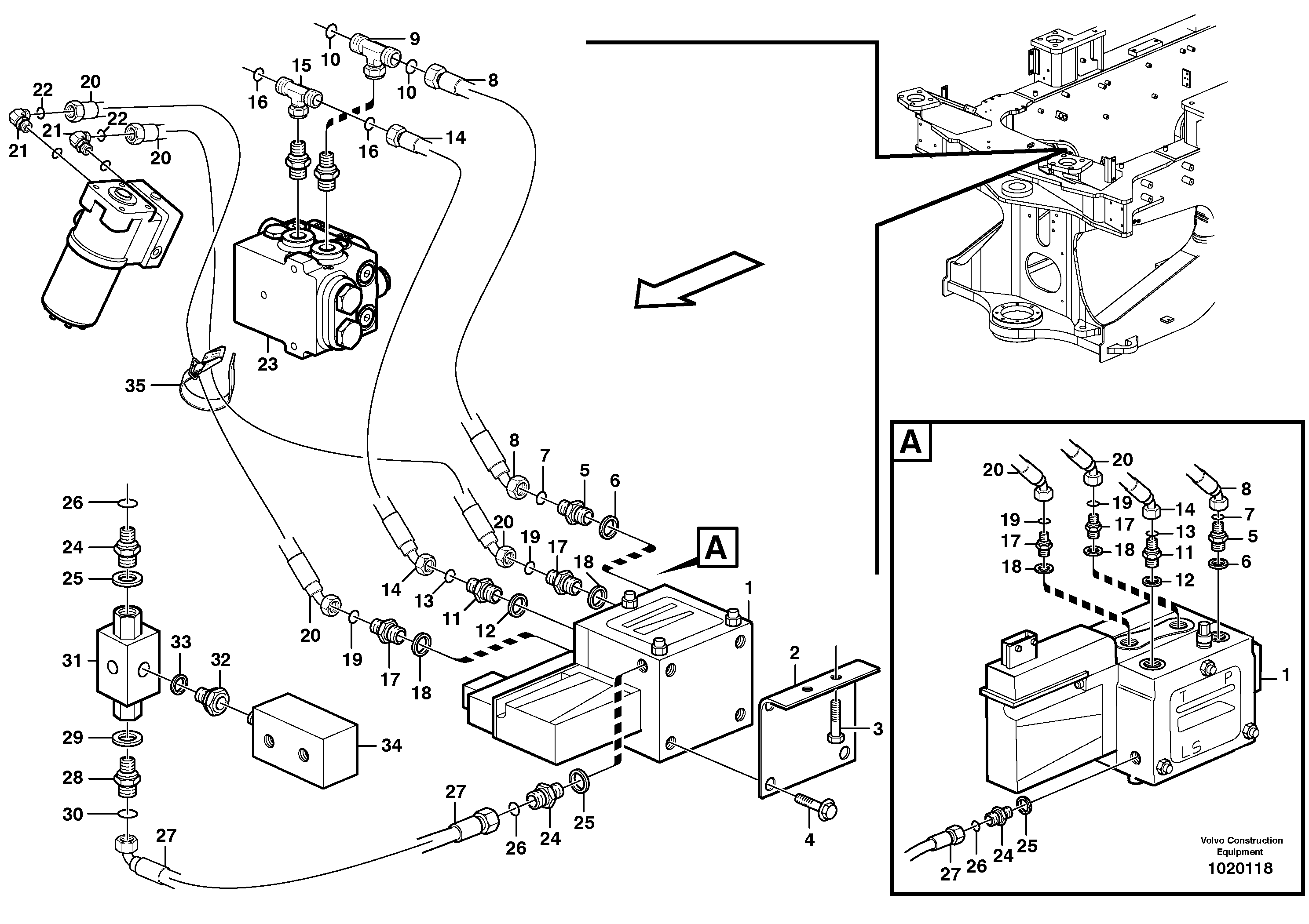 CDC - steering  80780 — volvo parts diagram