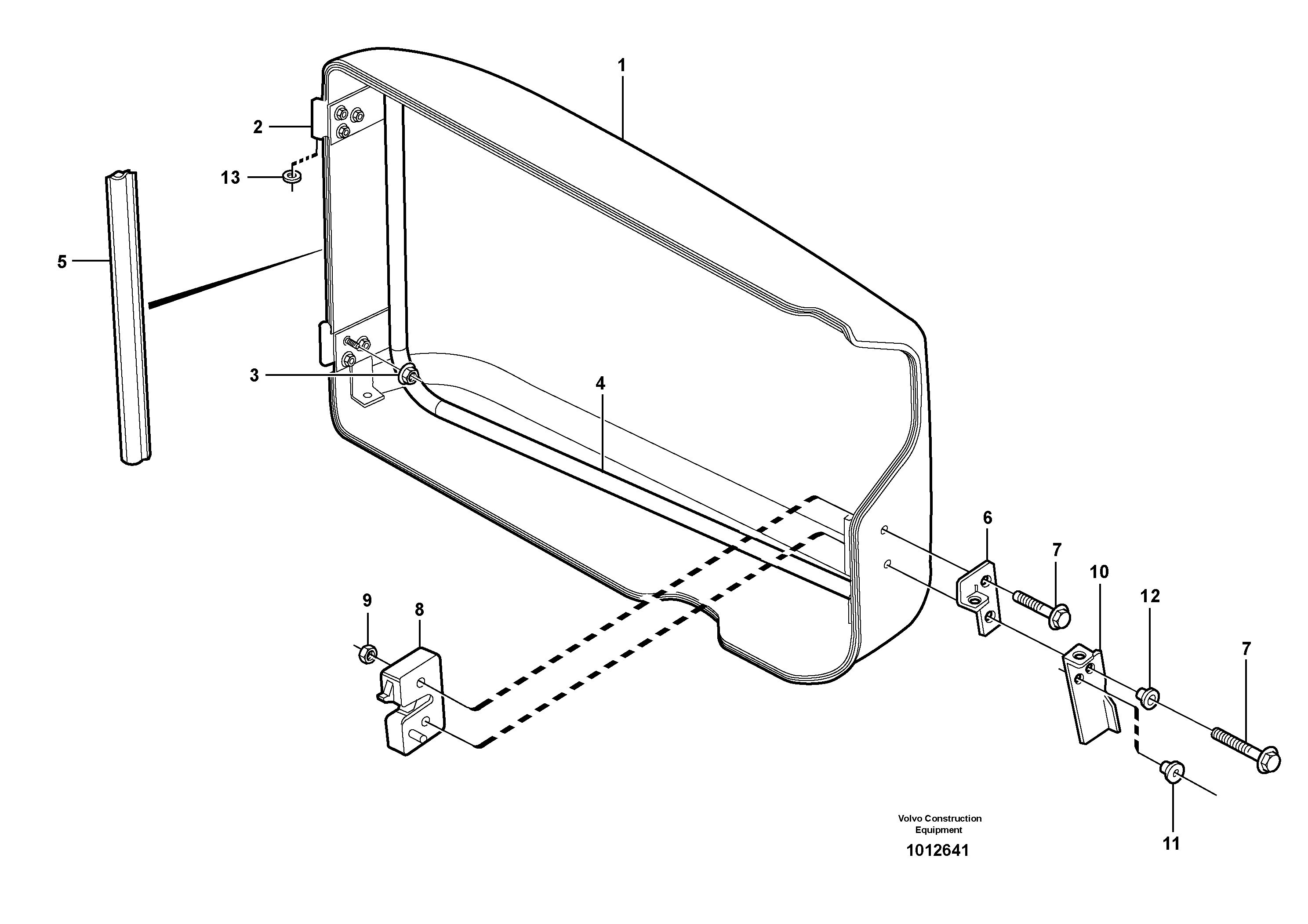 Filter cover — volvo parts diagram