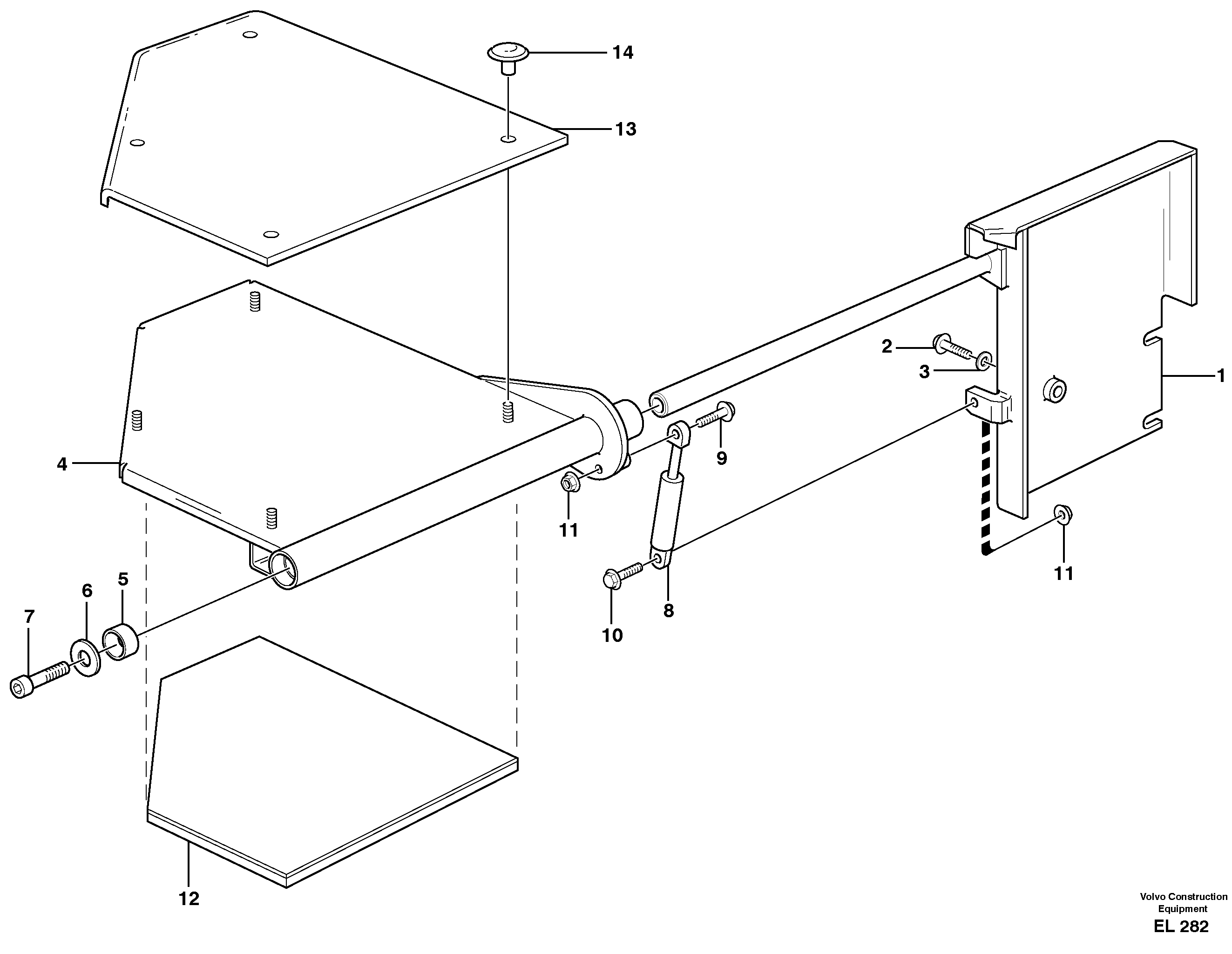 Instructor's seat  80556 — volvo parts diagram